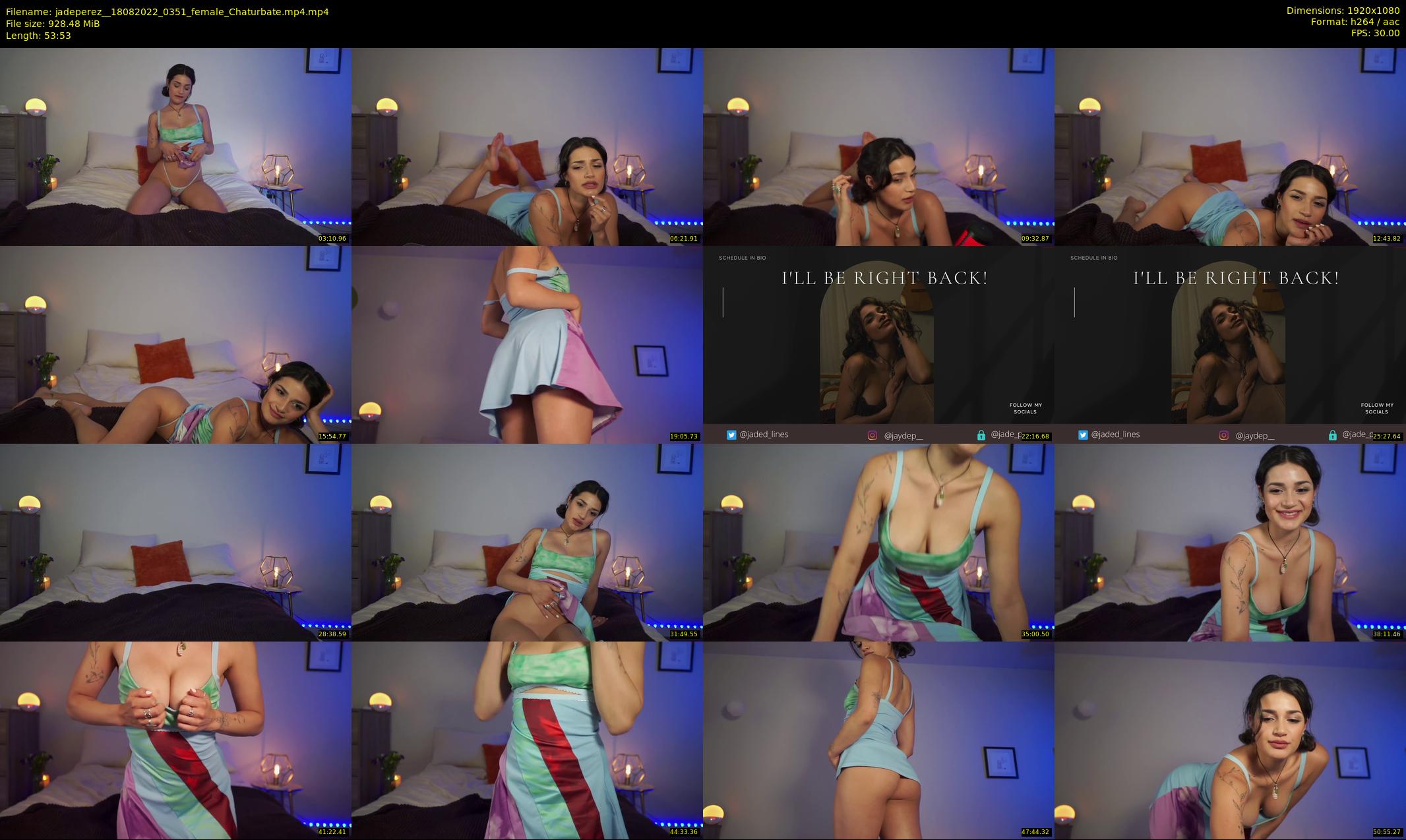 jadeperez_ — 54 minute Chaturbate female cam show recording, 1080p, Aug 18, 2022