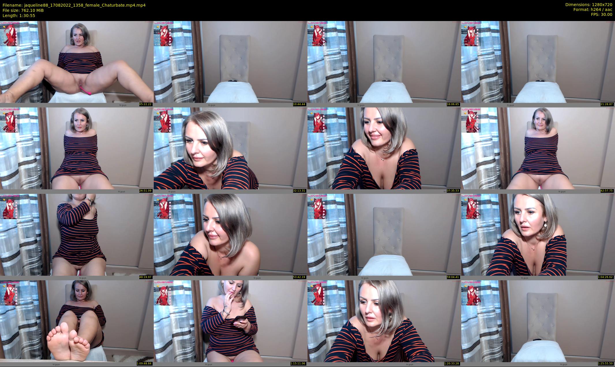 jaqueline88 — 91 minute Chaturbate female cam show recording, 720p, Aug 17, 2022