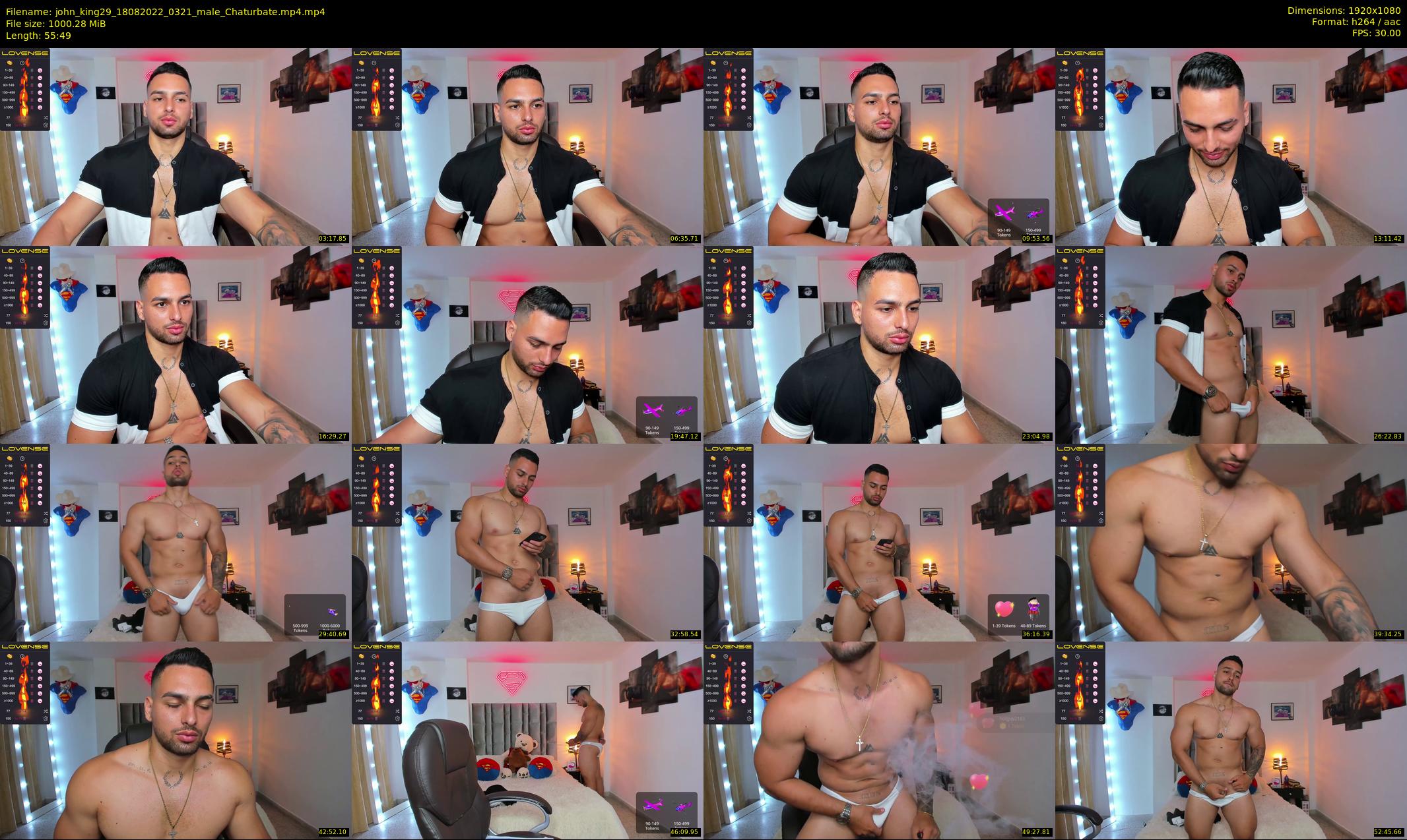 john_king29 — 56 minute Chaturbate male cam show recording, 1080p, Aug 18, 2022