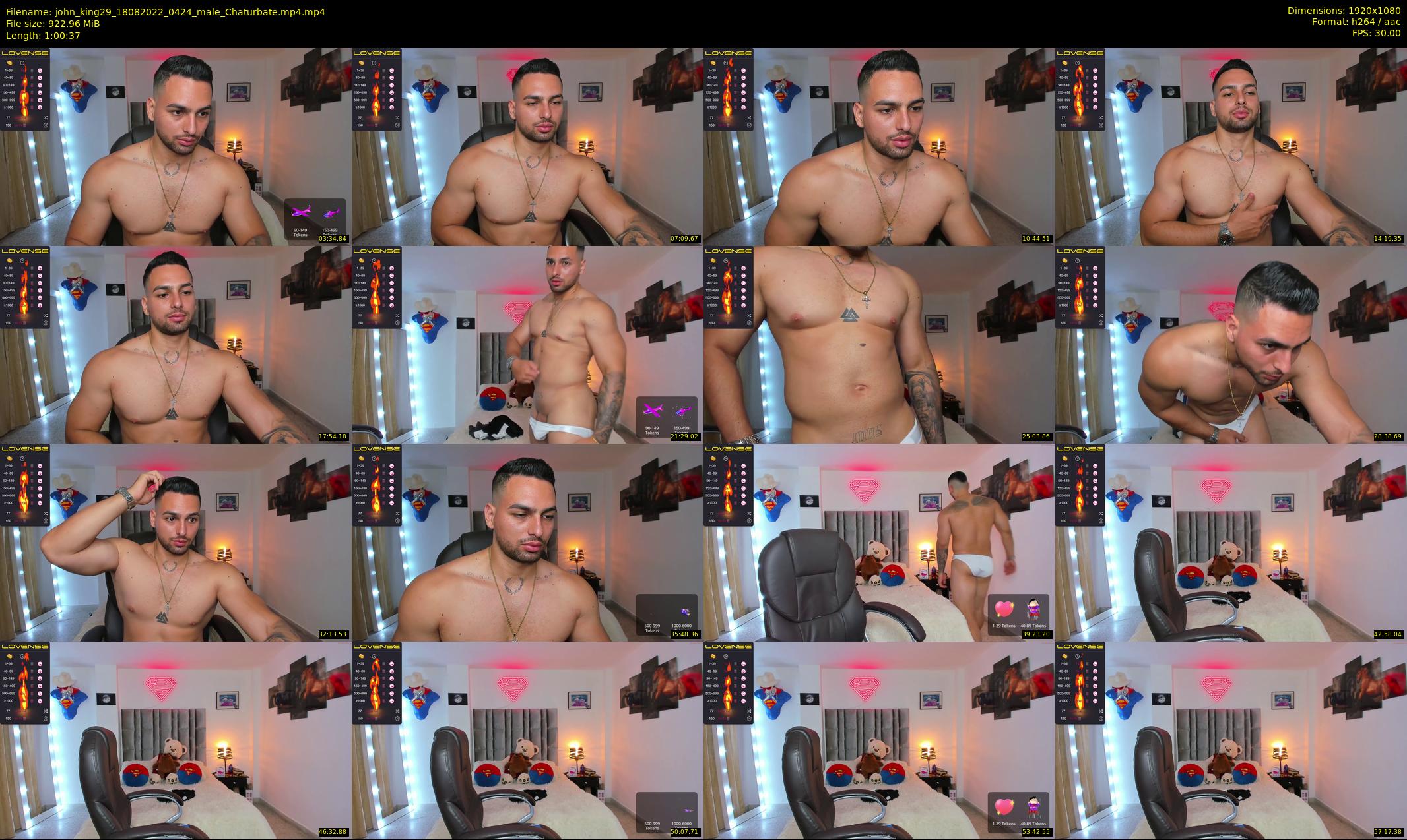 john_king29 — 61 minute Chaturbate male cam show recording, 1080p, Aug 18, 2022