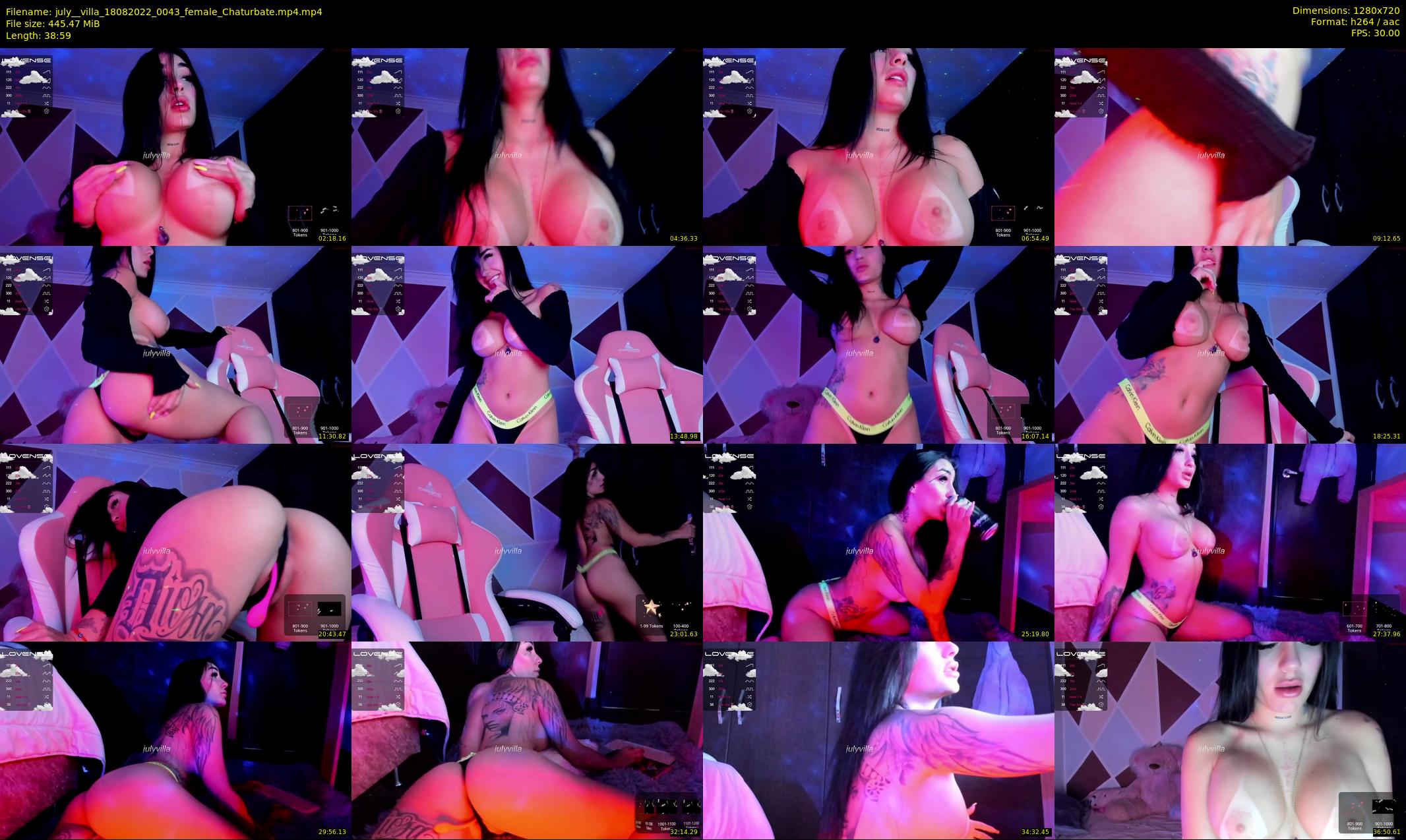 july__villa — 39 minute Chaturbate female cam show recording, 720p, Aug 18, 2022