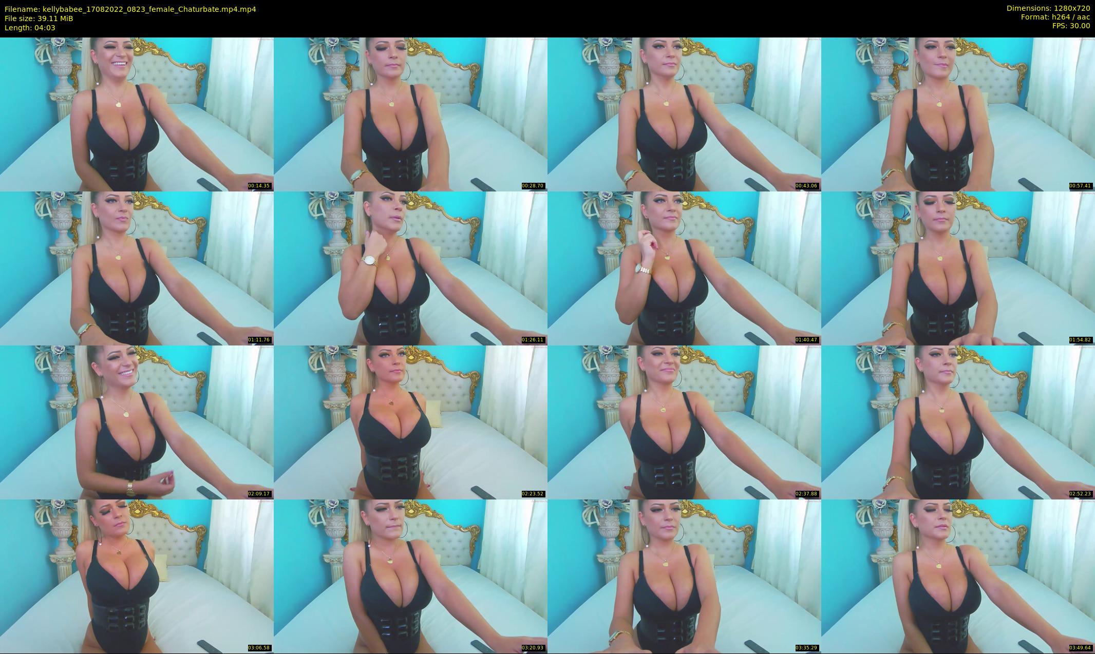kellybabee — 5 minute Chaturbate female cam show recording, 720p, Aug 17, 2022