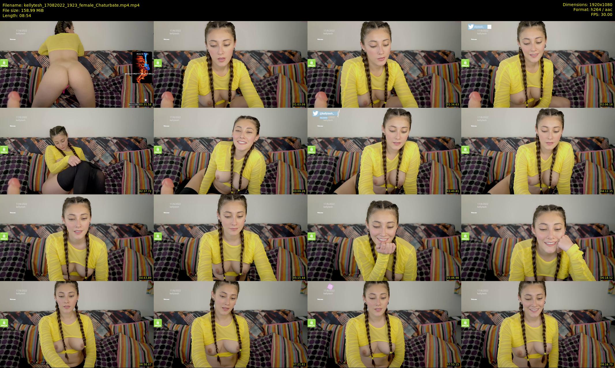 kellytesh — 9 minute Chaturbate female cam show recording, 1080p, Aug 17, 2022