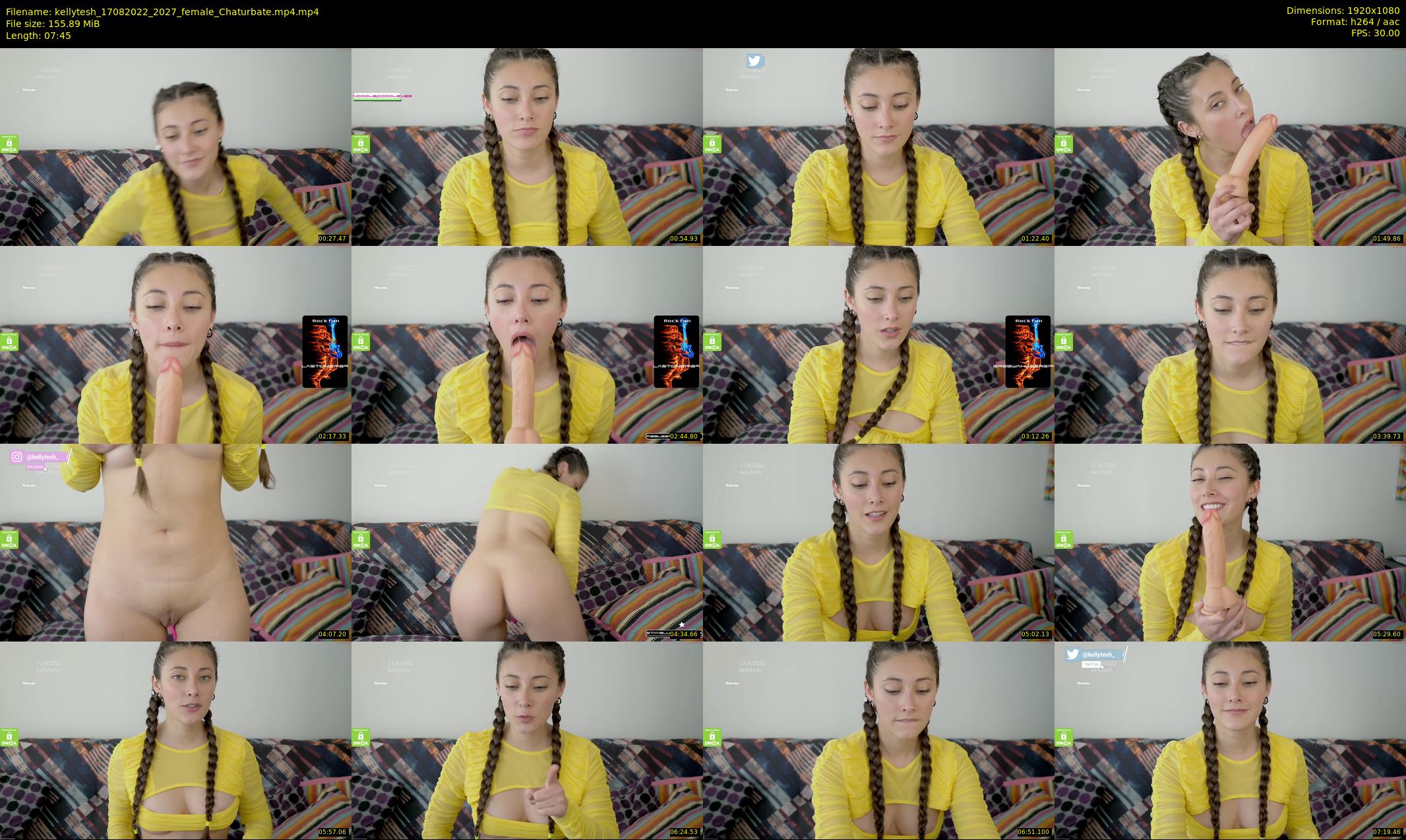 kellytesh — 8 minute Chaturbate female cam show recording, 1080p, Aug 17, 2022