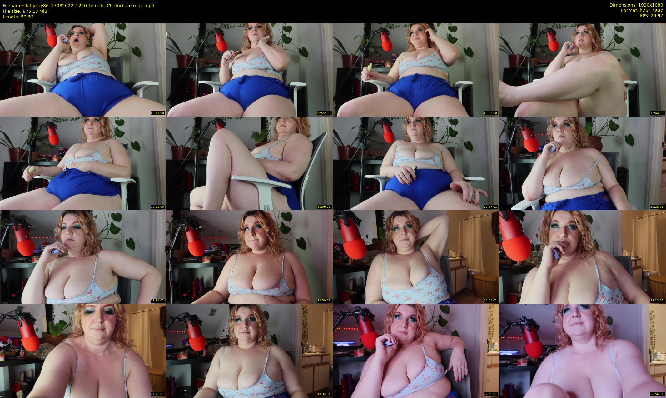 kittykay86 — 54 minute Chaturbate female cam show recording, 1080p, Aug 17, 2022