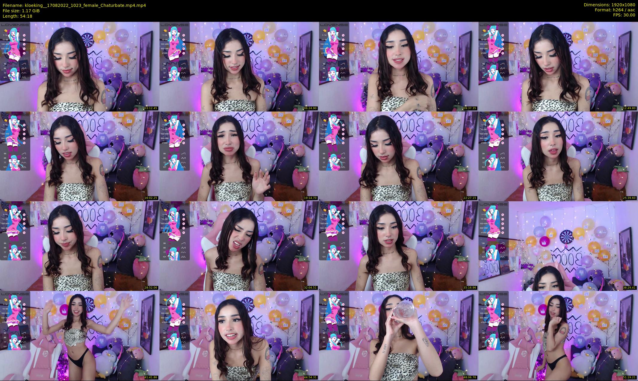 kloeking_ — 55 minute Chaturbate female cam show recording, 1080p, Aug 17, 2022