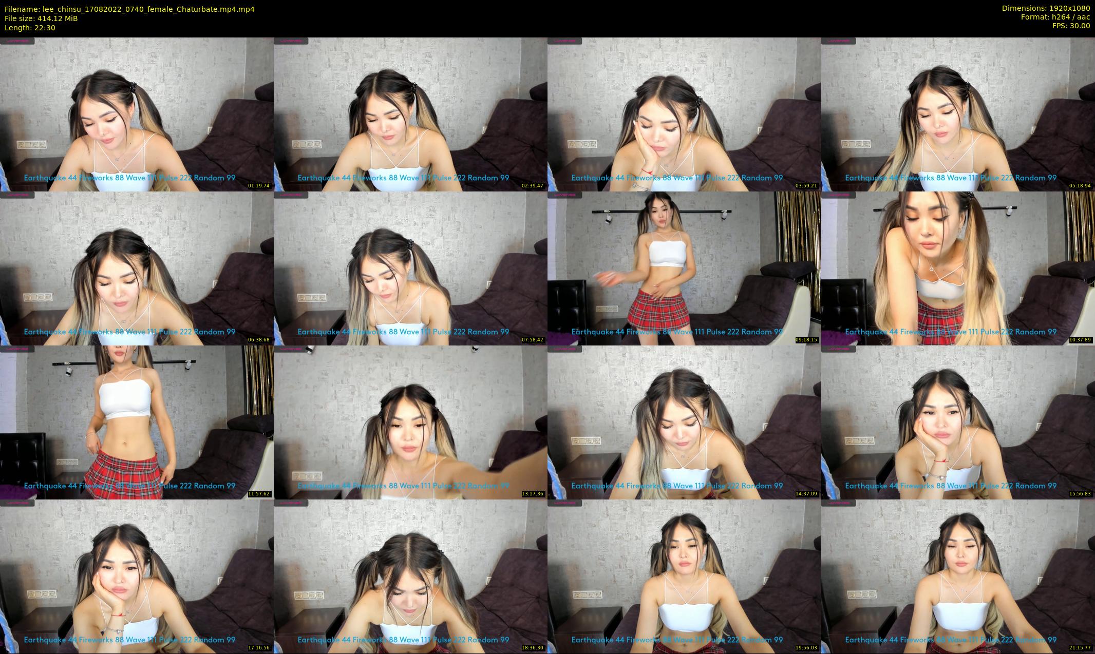 lee_chinsu — 23 minute Chaturbate female cam show recording, 1080p, Aug 17, 2022
