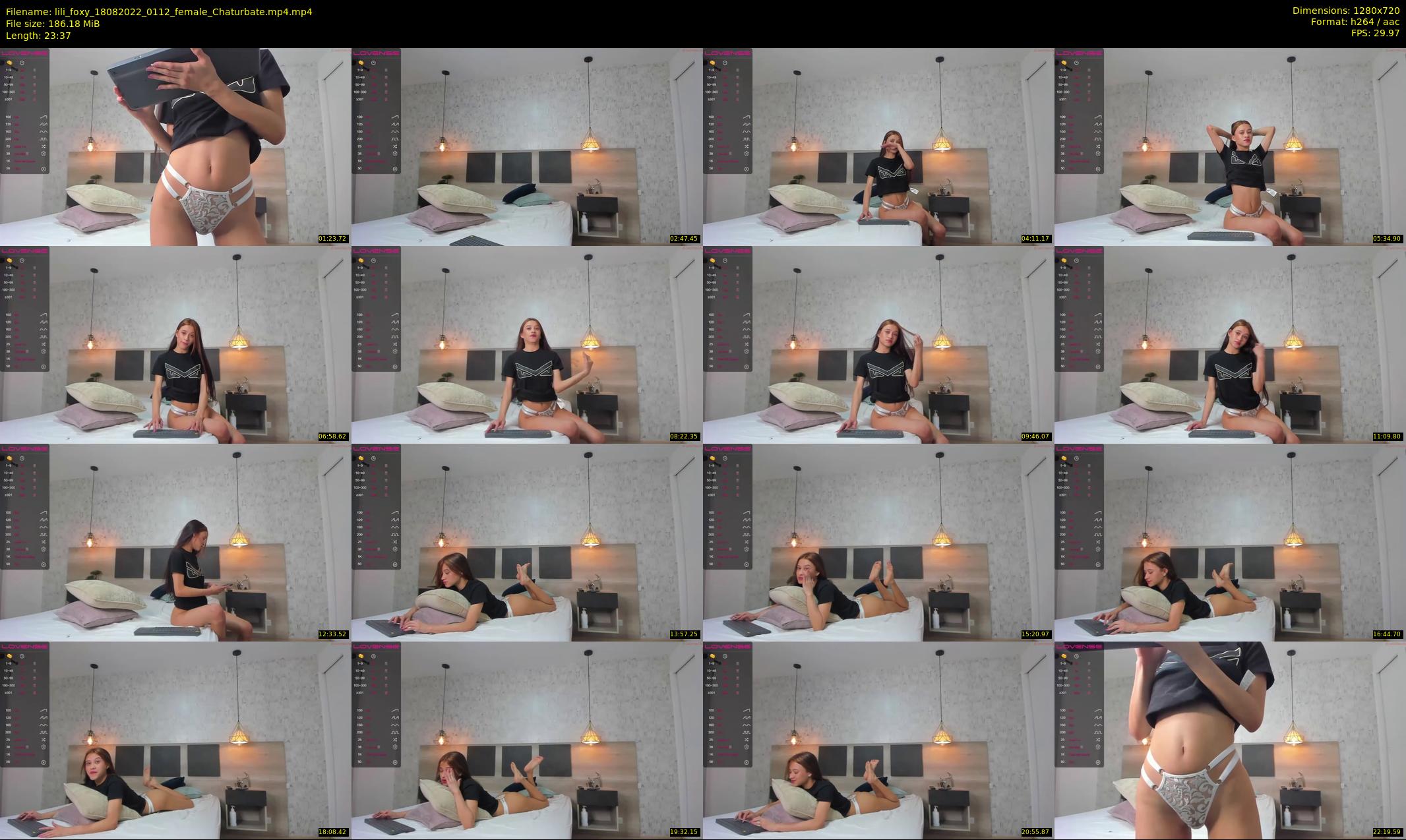 lili_foxy — 24 minute Chaturbate female cam show recording, 720p, Aug 18, 2022