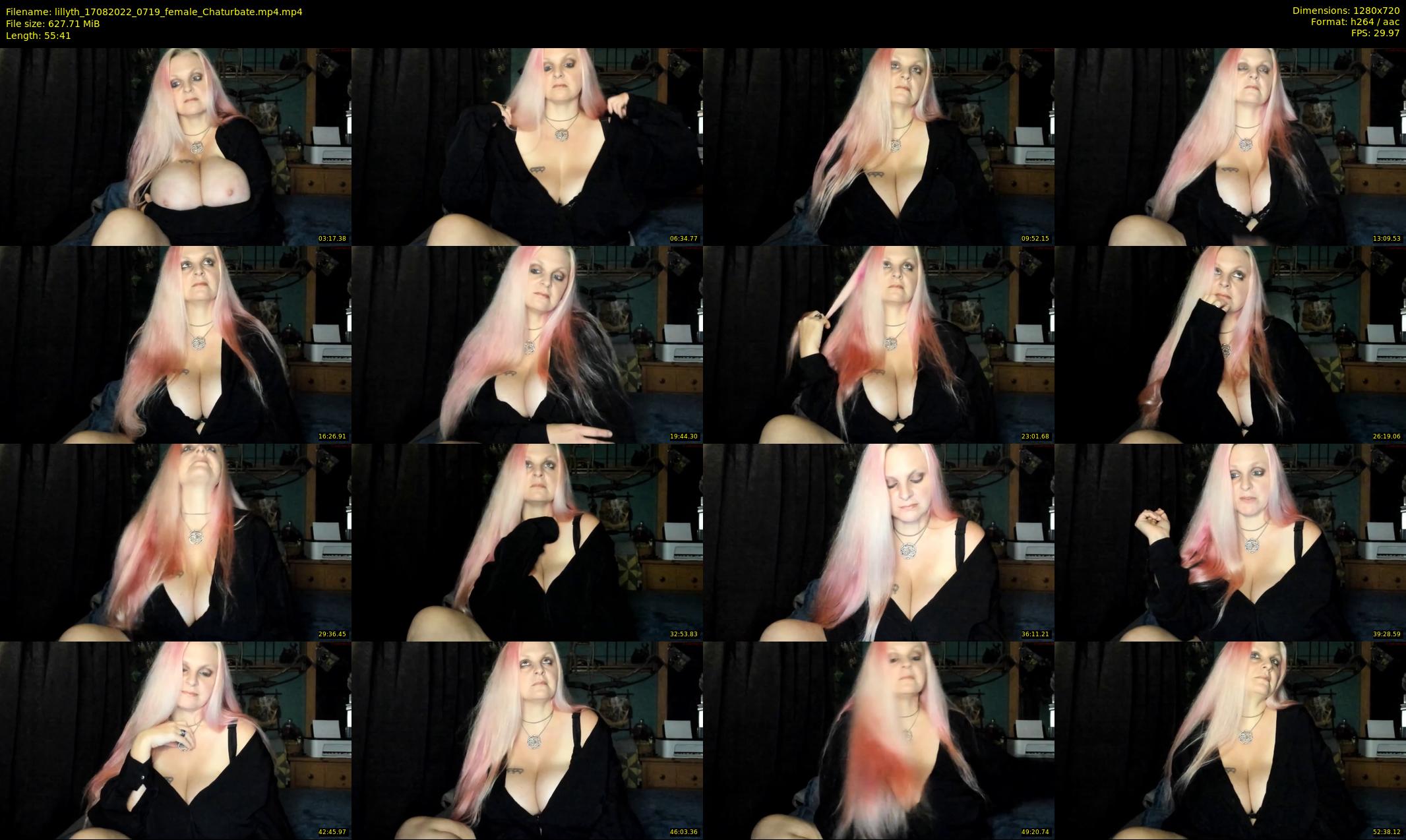 lillyth — 56 minute Chaturbate female cam show recording, 720p, Aug 17, 2022