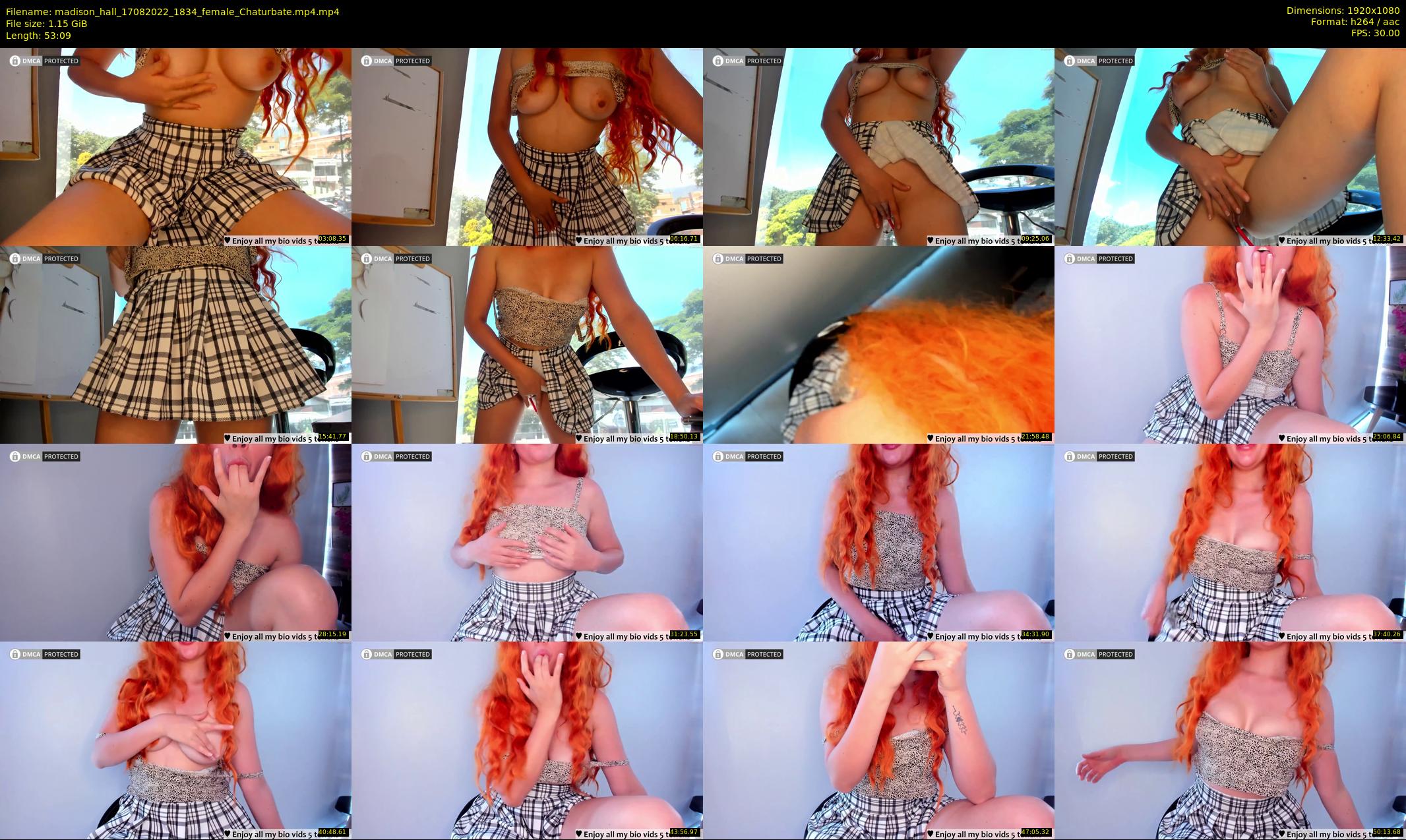 madison_hall — 54 minute Chaturbate female cam show recording, 1080p, Aug 17, 2022