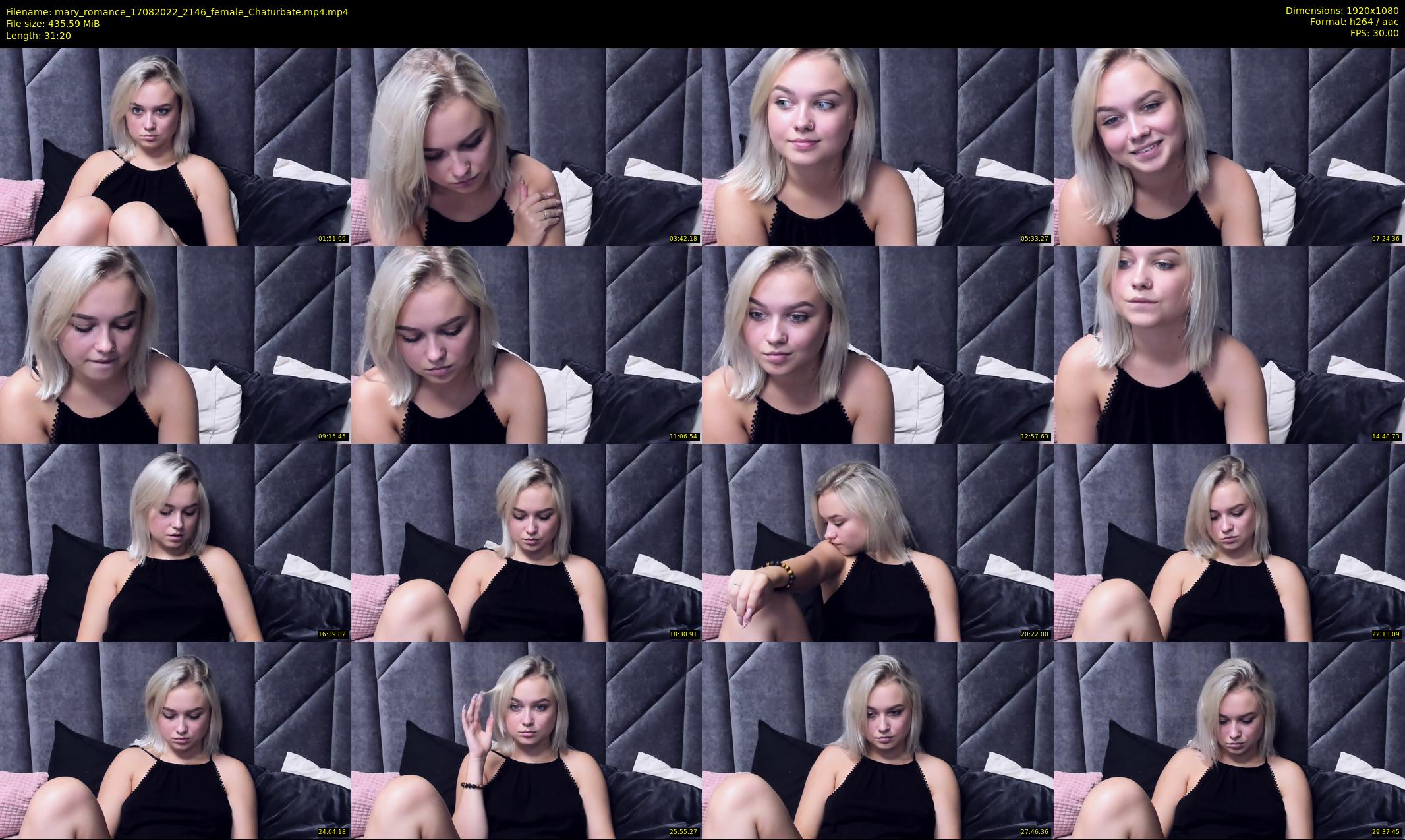 mary_romance — 32 minute Chaturbate female cam show recording, 1080p, Aug 17, 2022