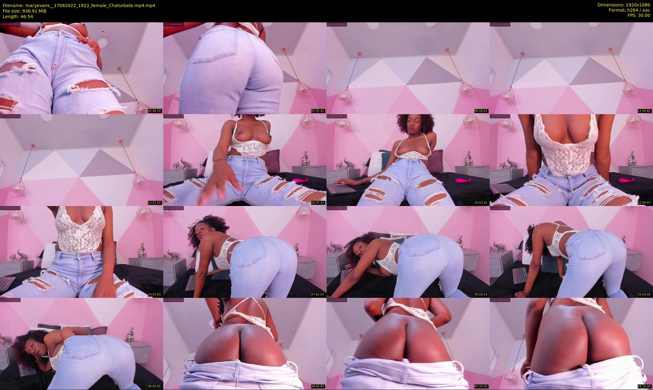 maryevans_ — 47 minute Chaturbate female cam show recording, 1080p, Aug 17, 2022