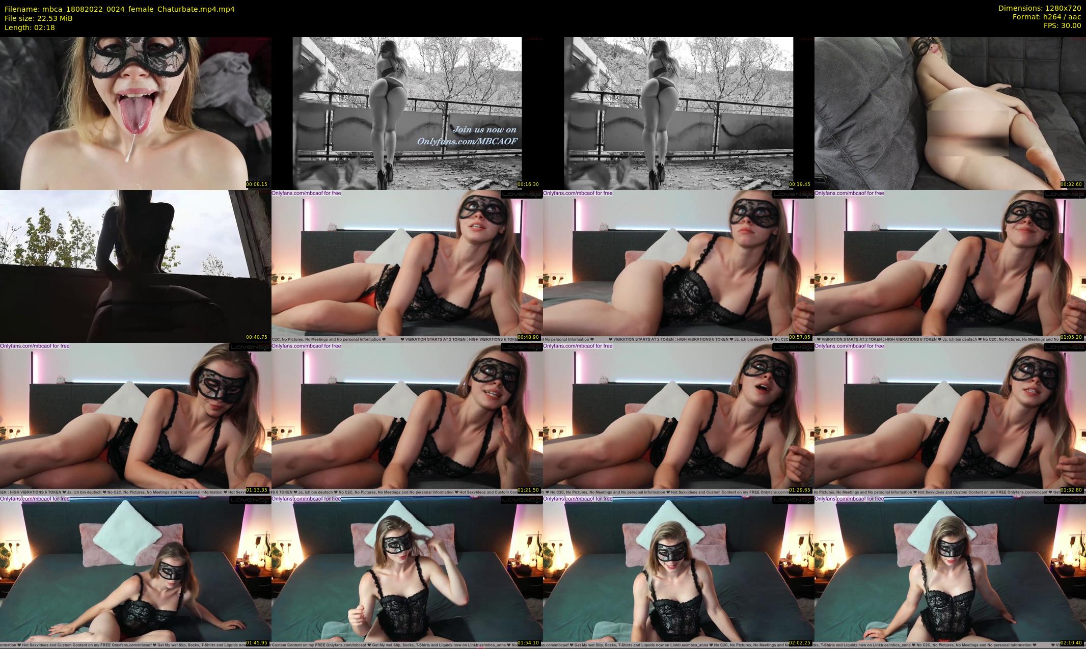 mbca — 3 minute Chaturbate couple cam show recording, 720p, Aug 18, 2022