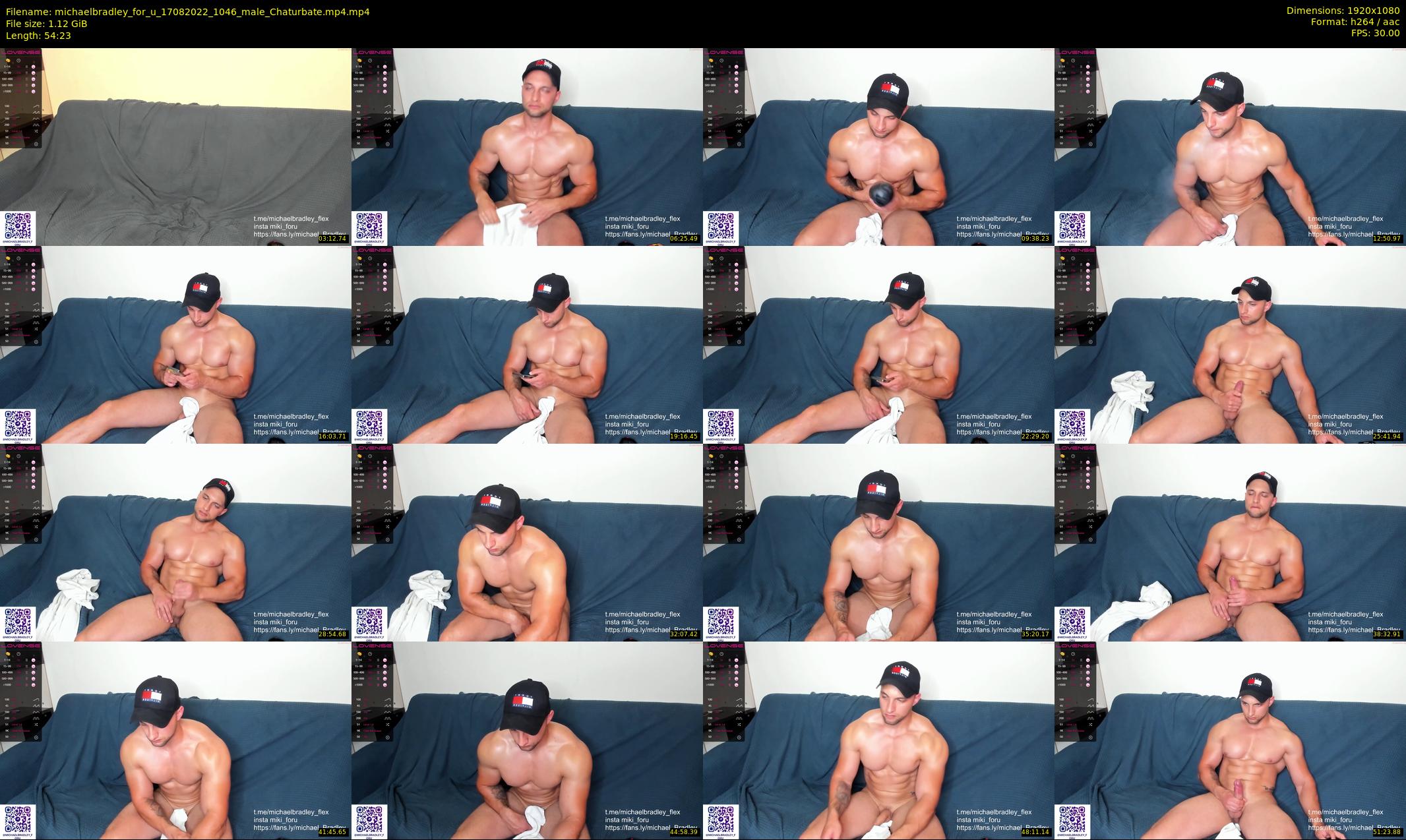 michaelbradley_for_u — 55 minute Chaturbate male cam show recording, 1080p, Aug 17, 2022