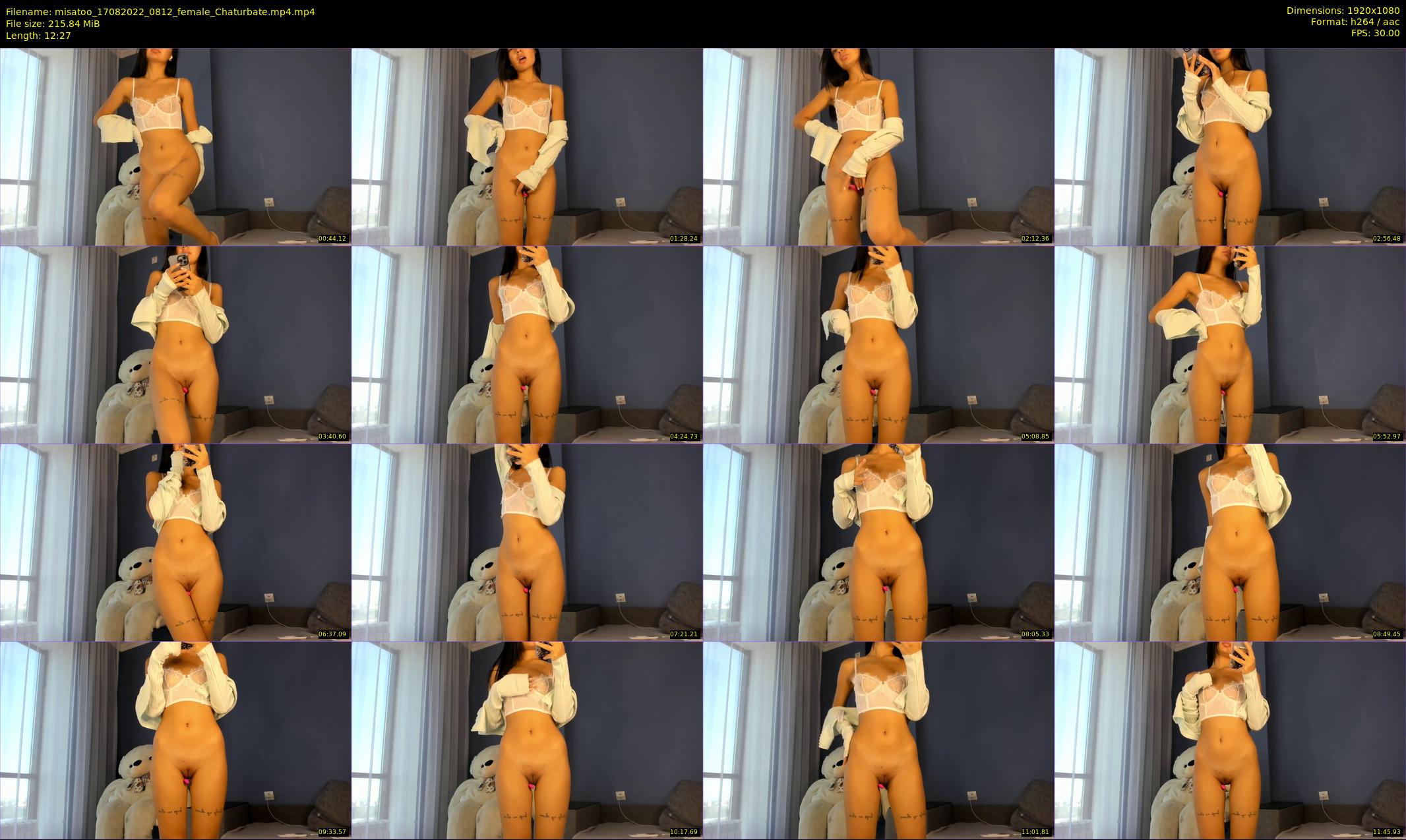 misatoo — 13 minute Chaturbate female cam show recording, 1080p, Aug 17, 2022