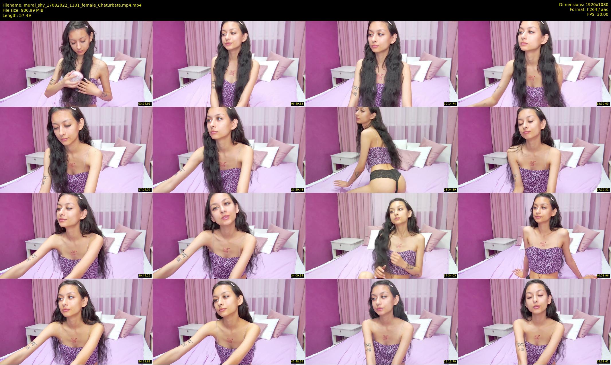 murai_shy — 58 minute Chaturbate female cam show recording, 1080p, Aug 17, 2022