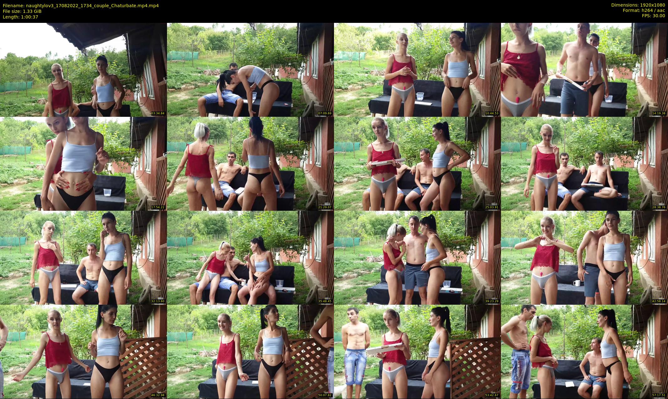 naughtylov3 — 61 minute Chaturbate couple cam show recording, 1080p, Aug 17, 2022