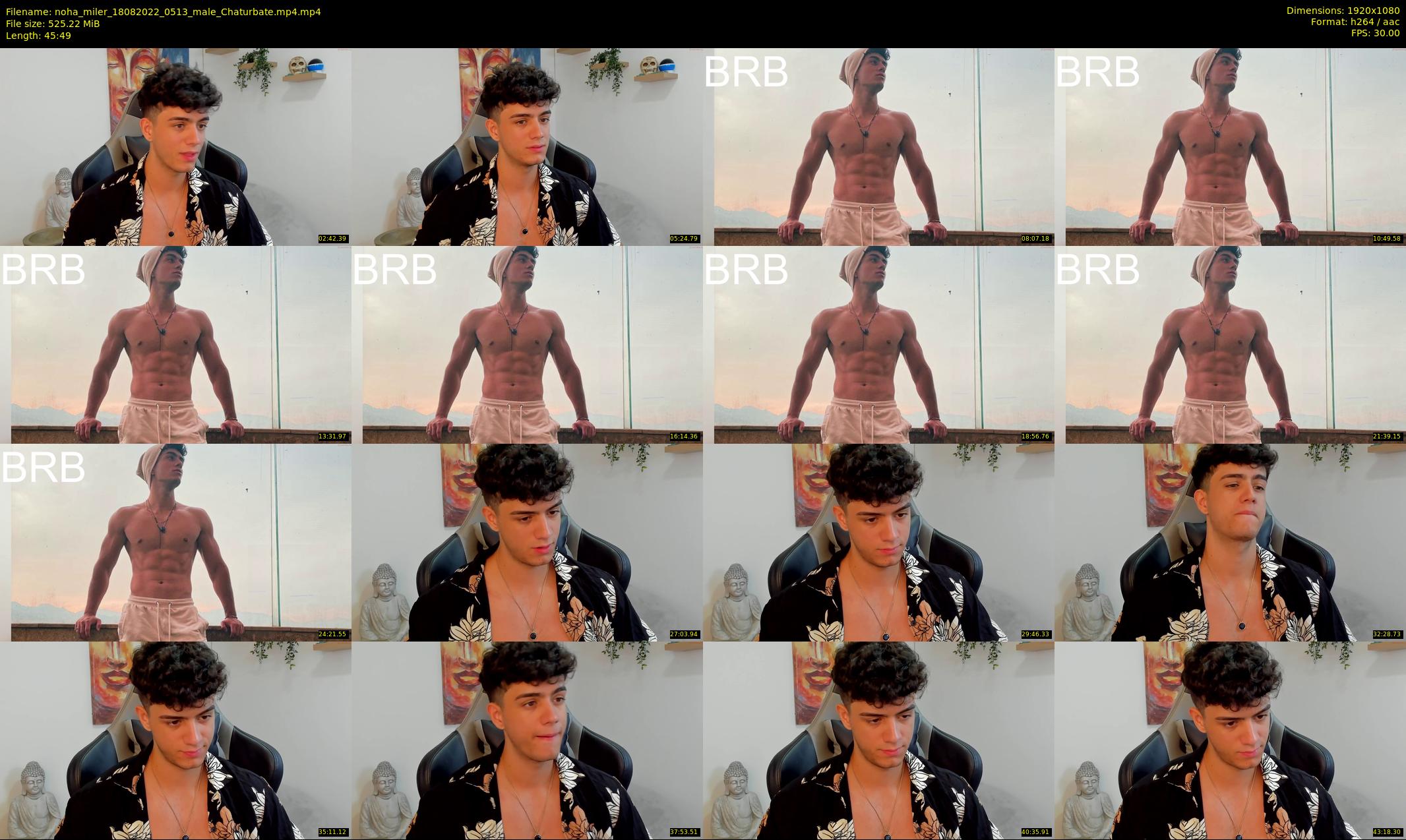 noha_miler — 46 minute Chaturbate male cam show recording, 1080p, Aug 18, 2022