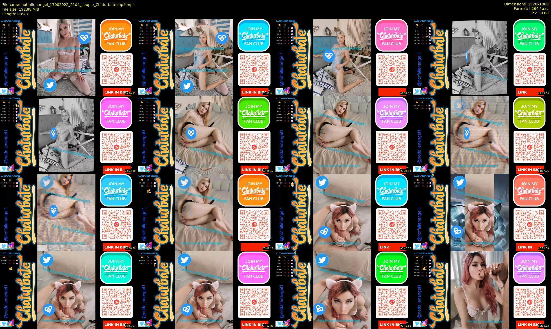 notfallenangel — 9 minute Chaturbate couple cam show recording, 1080p, Aug 17, 2022