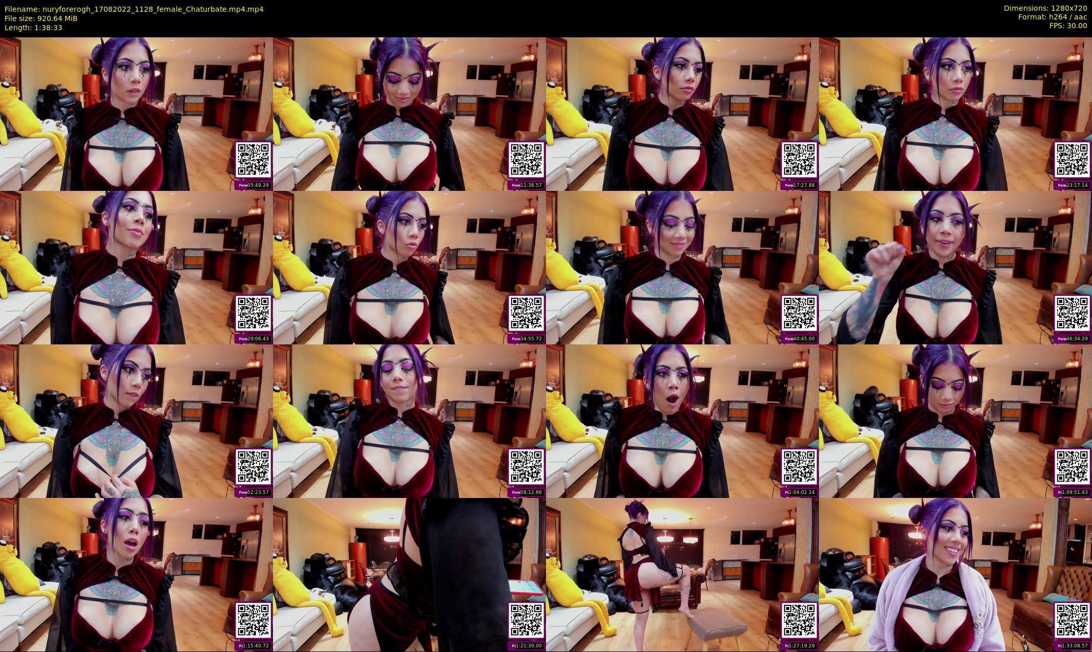 nuryforerogh — 99 minute Chaturbate female cam show recording, 720p, Aug 17, 2022