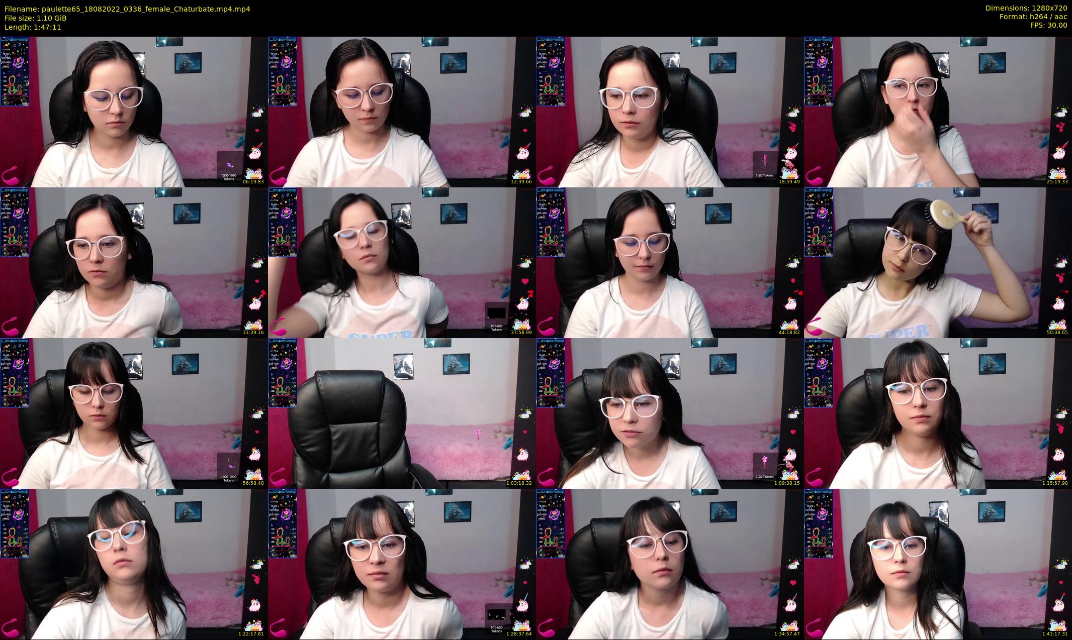 paulette65 — 108 minute Chaturbate female cam show recording, 720p, Aug 18, 2022