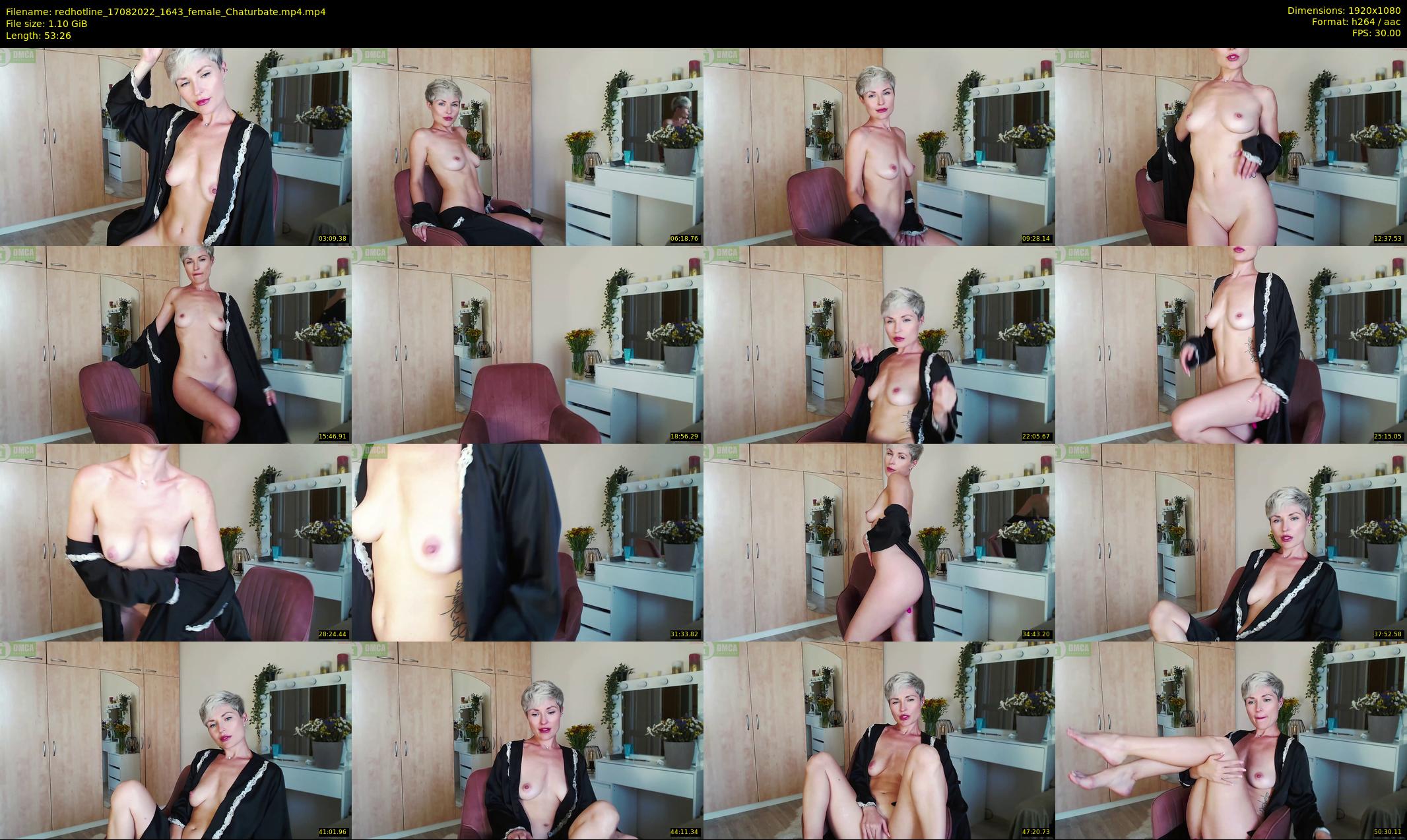 redhotline — 54 minute Chaturbate female cam show recording, 1080p, Aug 17, 2022