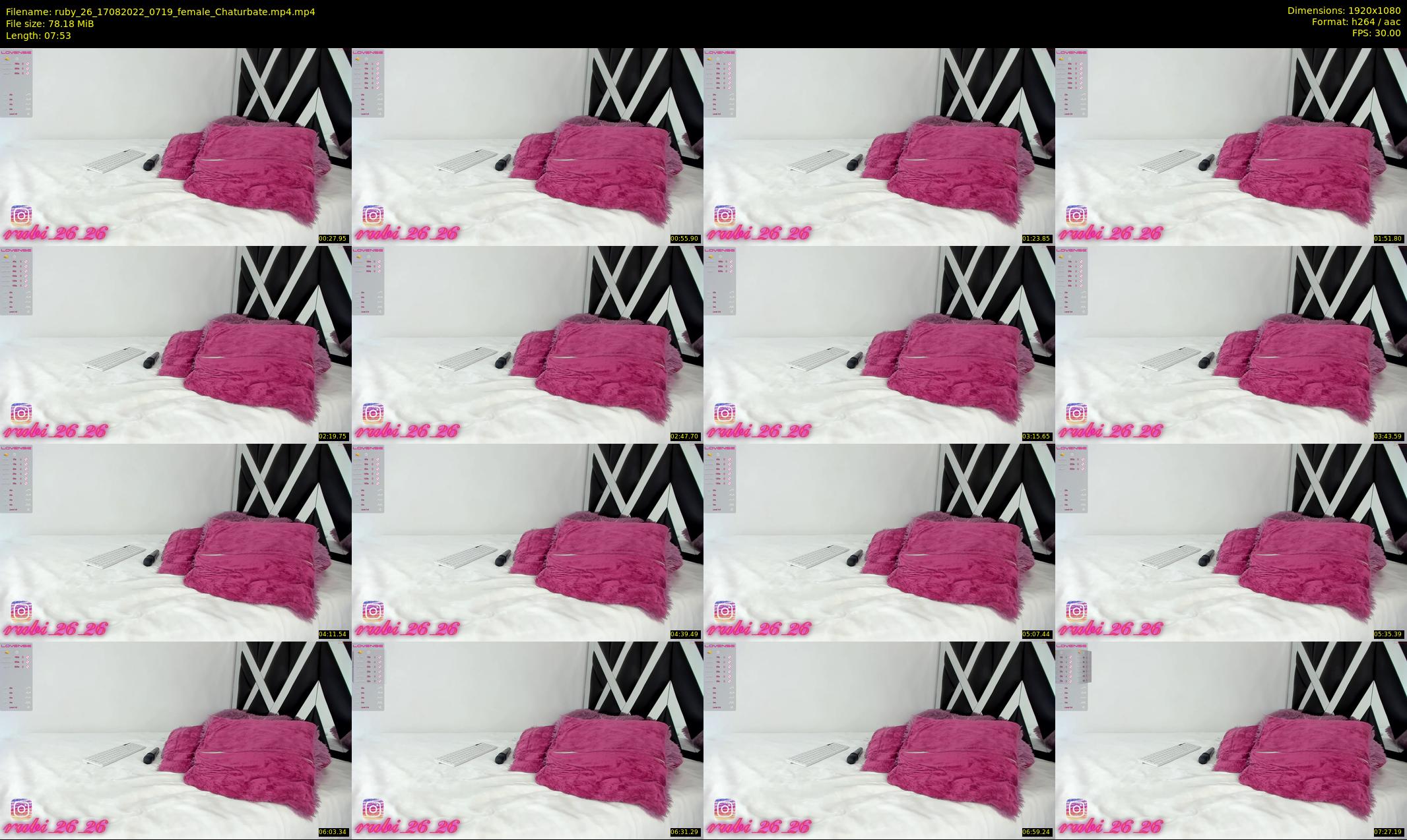 ruby_26 — 8 minute Chaturbate female cam show recording, 1080p, Aug 17, 2022