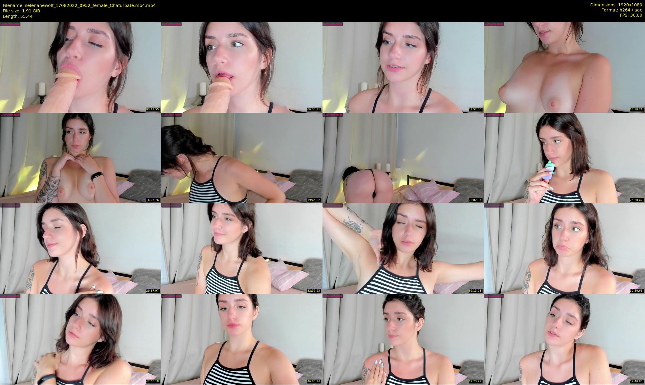 selenanewolf — 56 minute Chaturbate couple cam show recording, 1080p, Aug 17, 2022