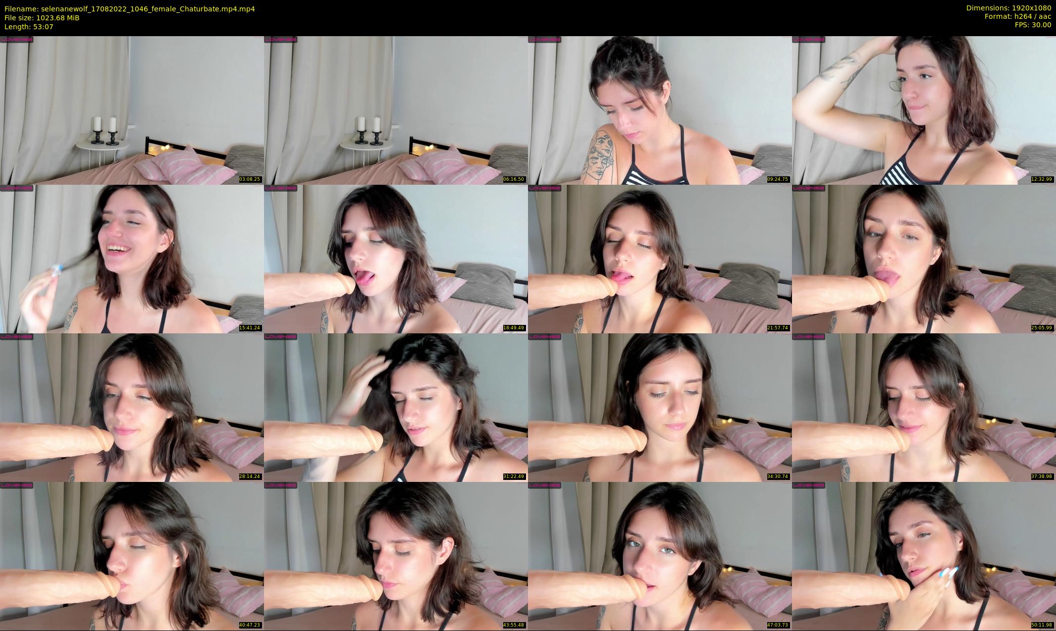 selenanewolf — 54 minute Chaturbate couple cam show recording, 1080p, Aug 17, 2022