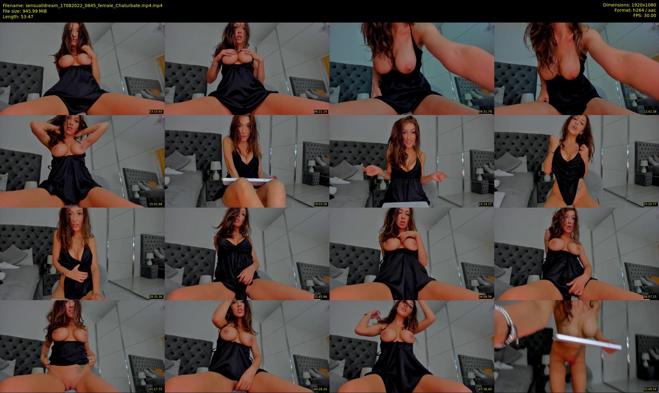 sensualldream — 54 minute Chaturbate female cam show recording, 1080p, Aug 17, 2022