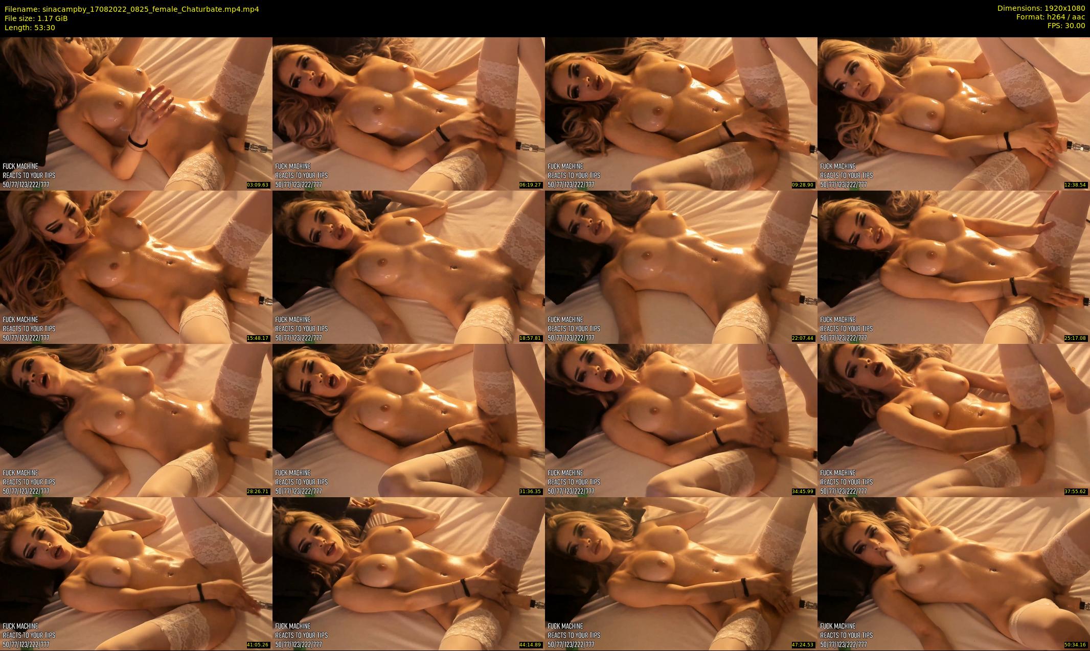 sinacampby — 54 minute Chaturbate couple cam show recording, 1080p, Aug 17, 2022