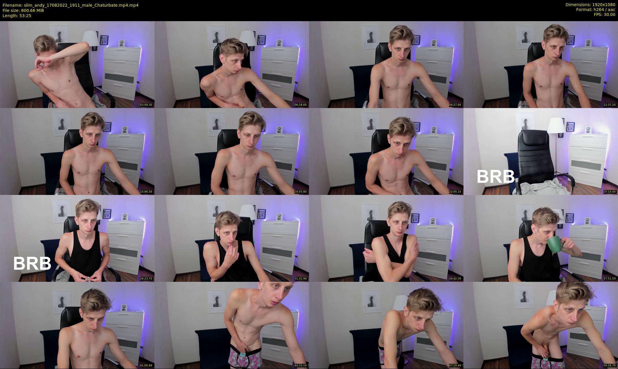 slim_andy — 54 minute Chaturbate male cam show recording, 1080p, Aug 17, 2022