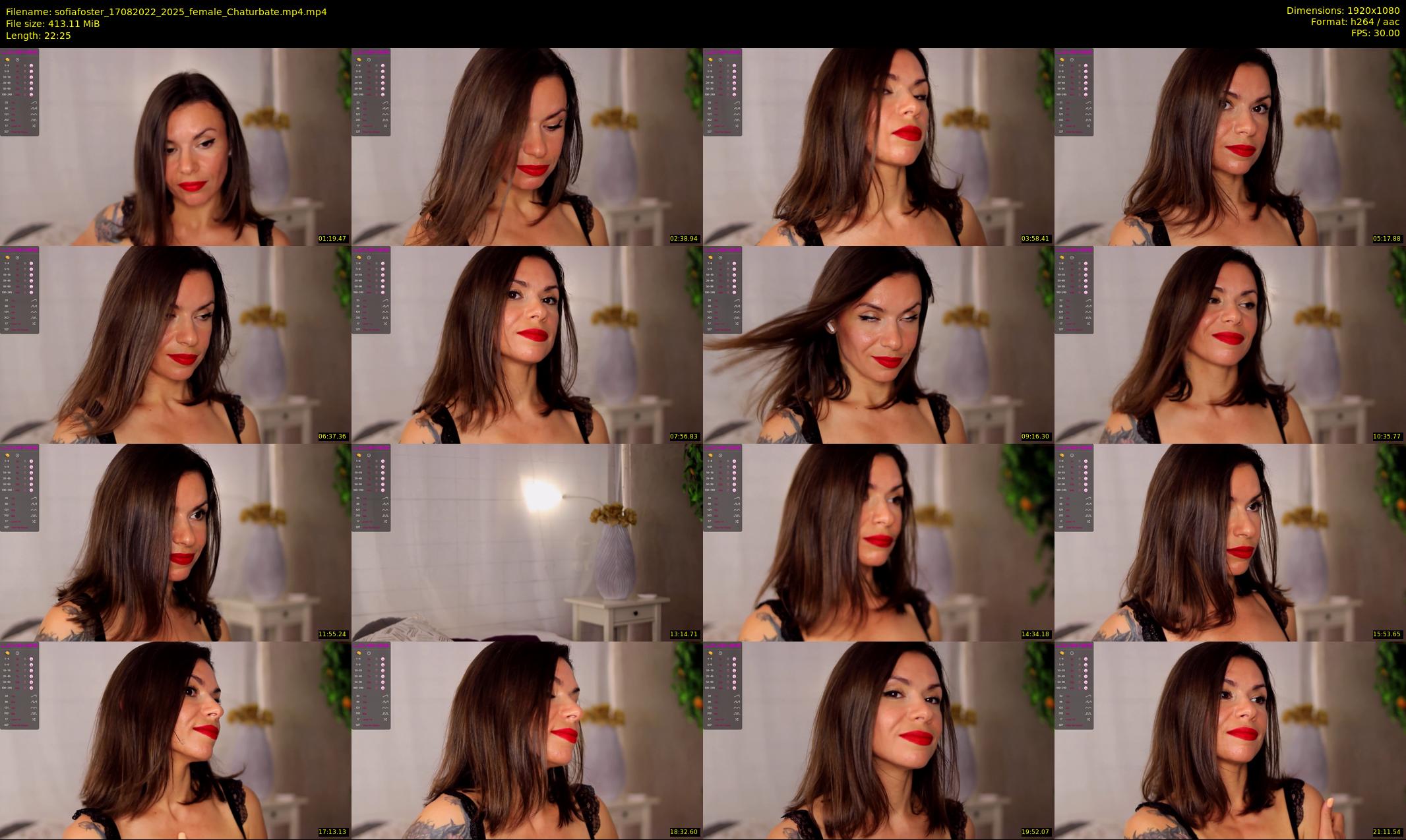 sofiafoster — 23 minute Chaturbate female cam show recording, 1080p, Aug 17, 2022