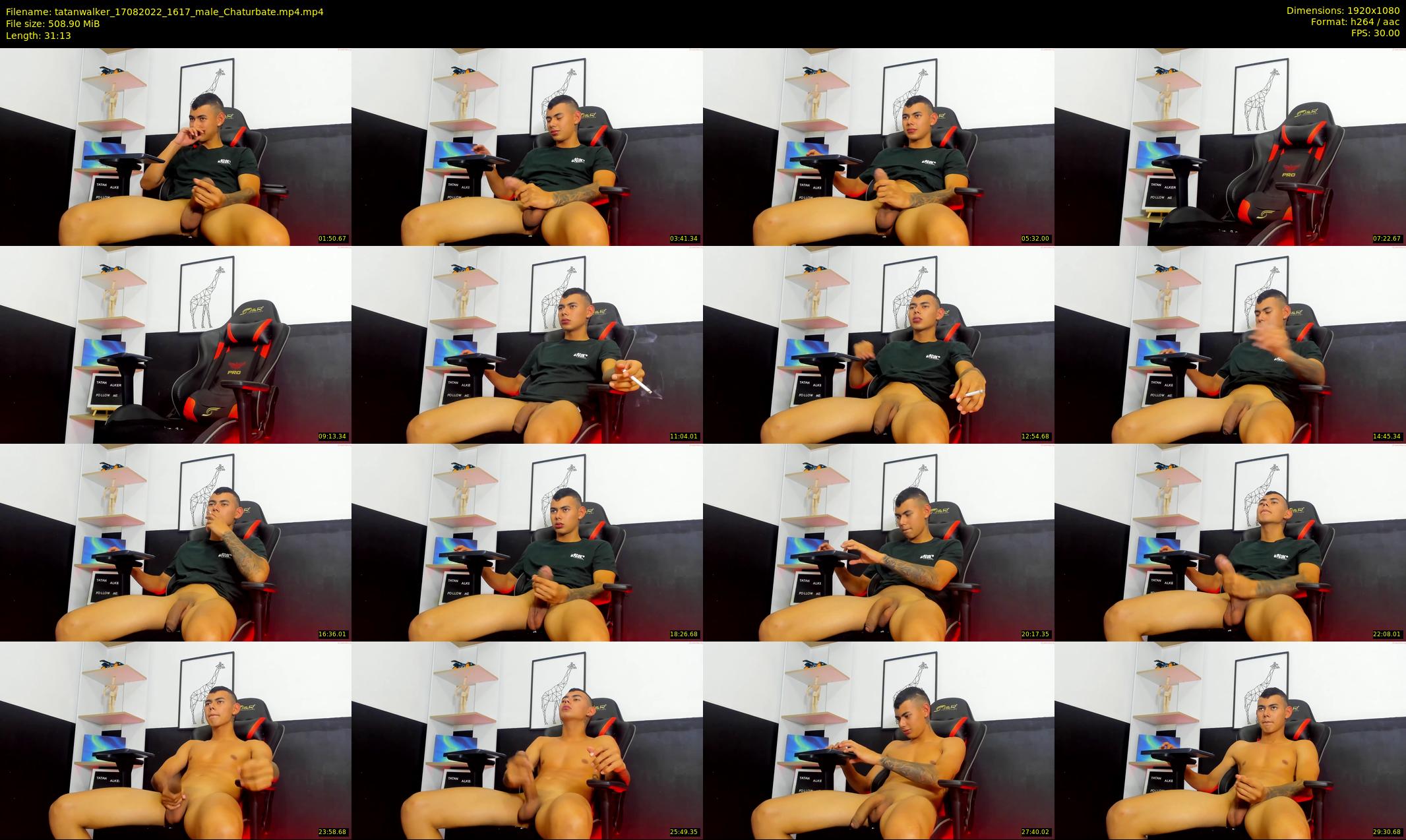tatanwalker — 32 minute Chaturbate male cam show recording, 1080p, Aug 17, 2022