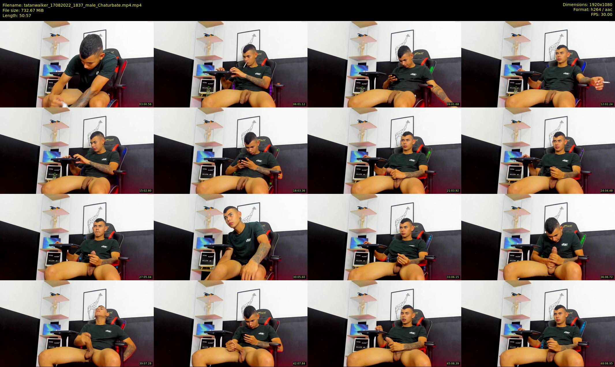 tatanwalker — 51 minute Chaturbate male cam show recording, 1080p, Aug 17, 2022