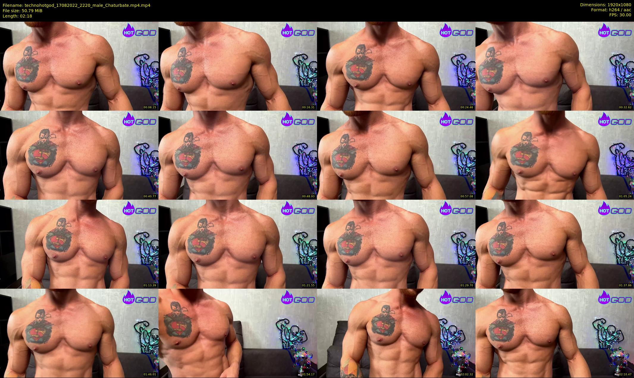technohotgod — 3 minute Chaturbate male cam show recording, 1080p, Aug 17, 2022