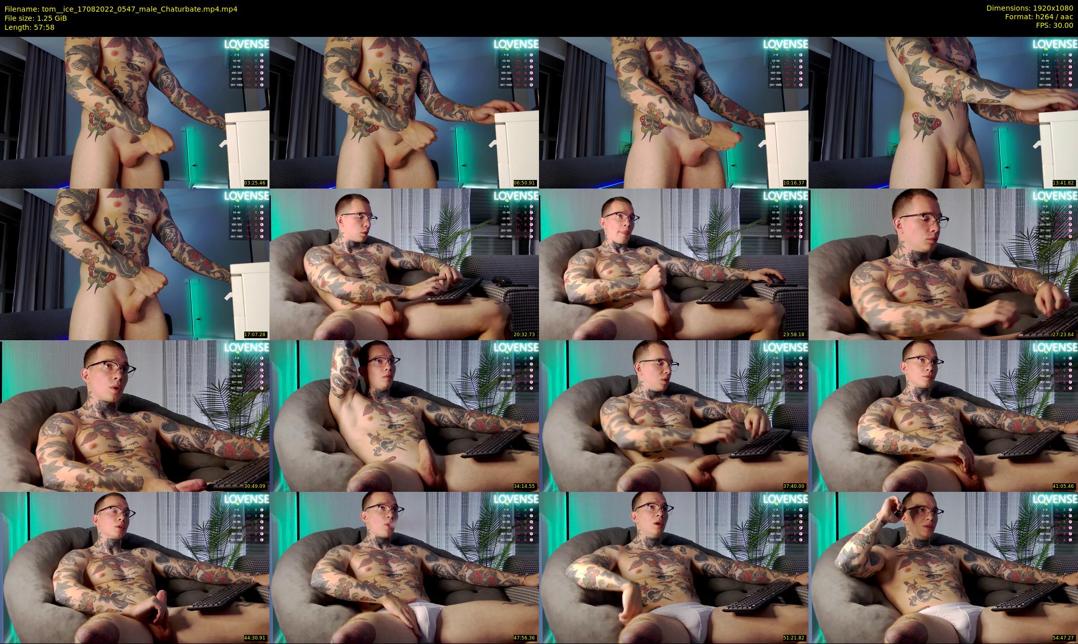 tom__ice — 58 minute Chaturbate male cam show recording, 1080p, Aug 17, 2022
