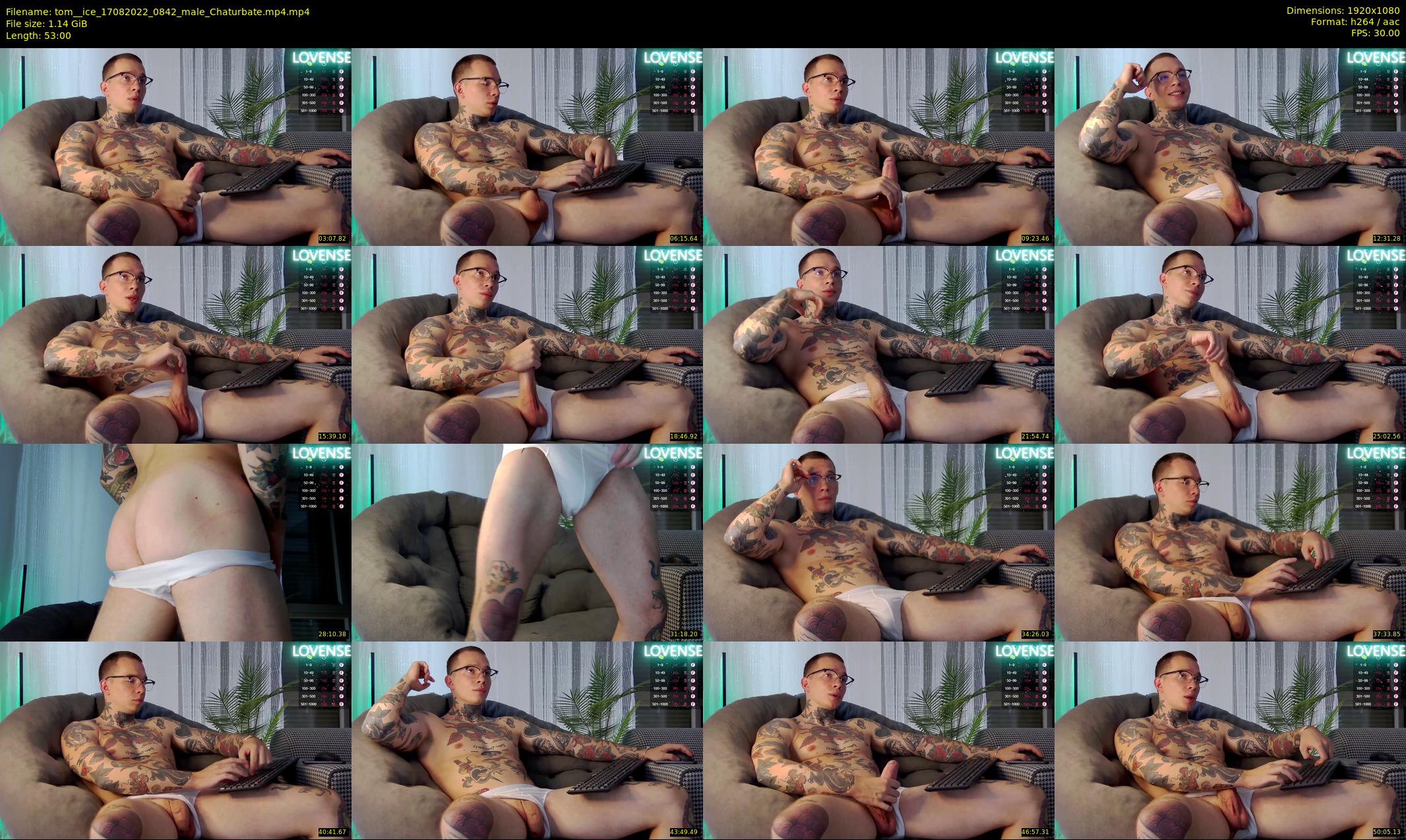 tom__ice — 53 minute Chaturbate male cam show recording, 1080p, Aug 17, 2022