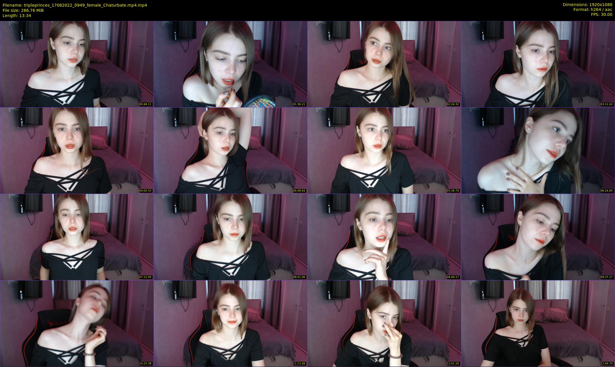 tripleprinces — 14 minute Chaturbate female cam show recording, 1080p, Aug 17, 2022