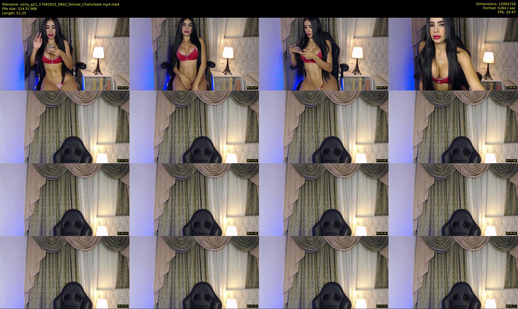 vicky_g21 — 52 minute Chaturbate female cam show recording, 720p, Aug 17, 2022