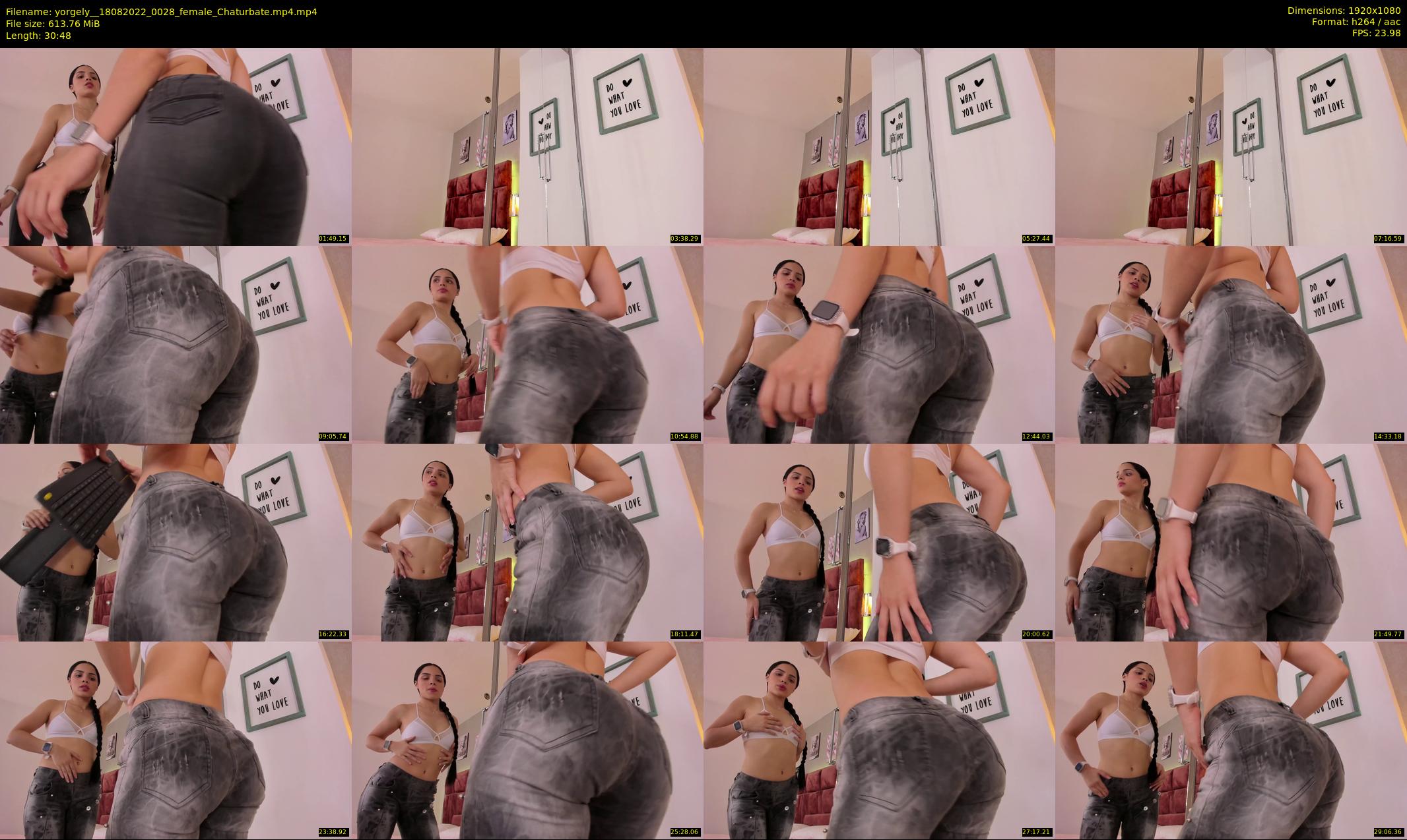 yorgely_ — 31 minute Chaturbate female cam show recording, 1080p, Aug 18, 2022