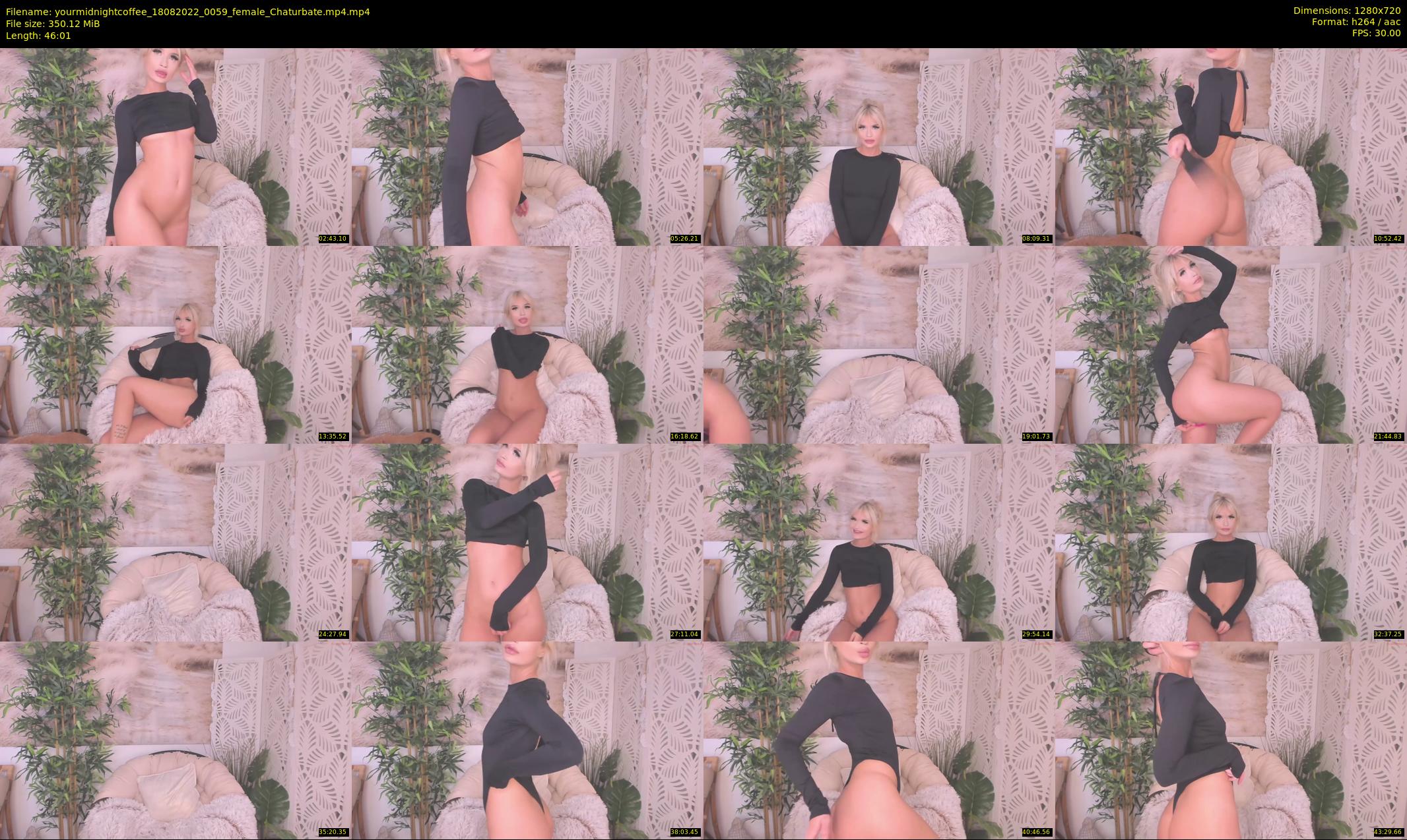 yourmidnightcoffee — 47 minute Chaturbate female cam show recording, 720p, Aug 18, 2022