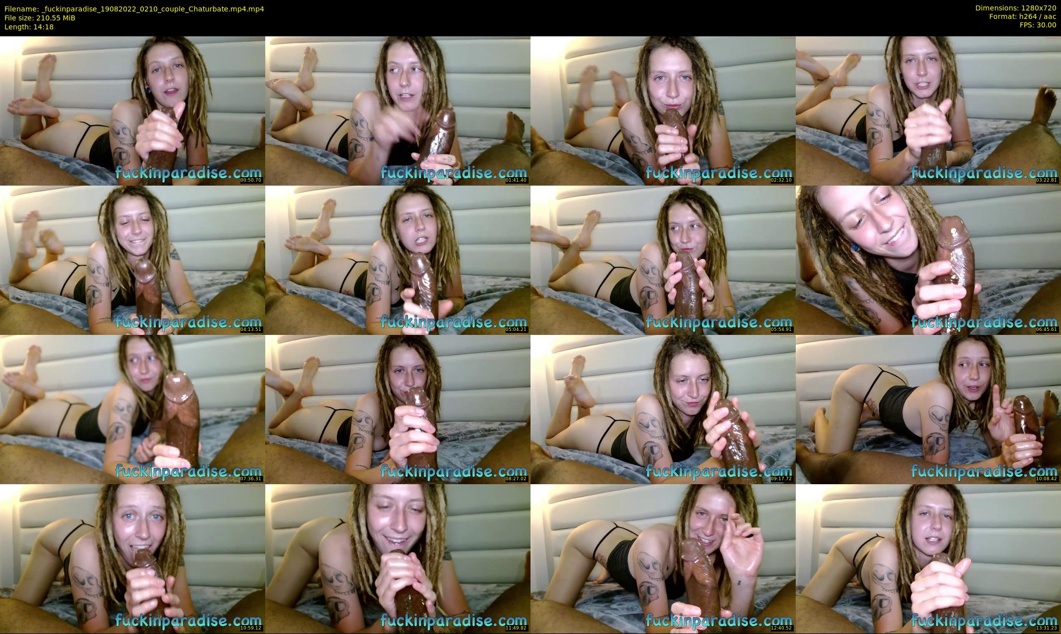 _fuckinparadise — 15 minute Chaturbate couple cam show recording, 720p, Aug 19, 2022