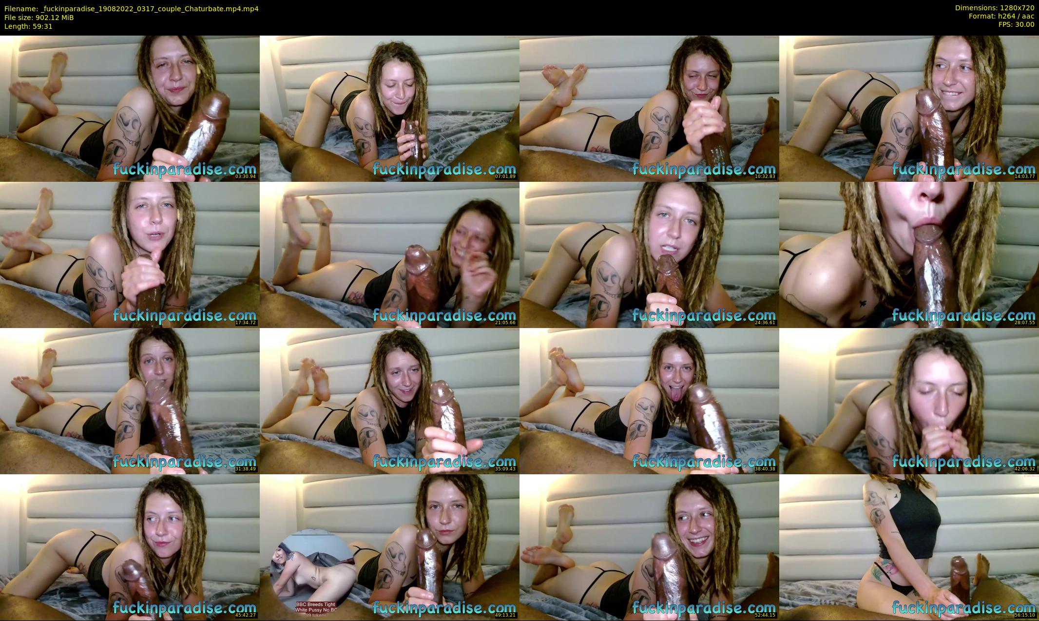 _fuckinparadise — 60 minute Chaturbate couple cam show recording, 720p, Aug 19, 2022