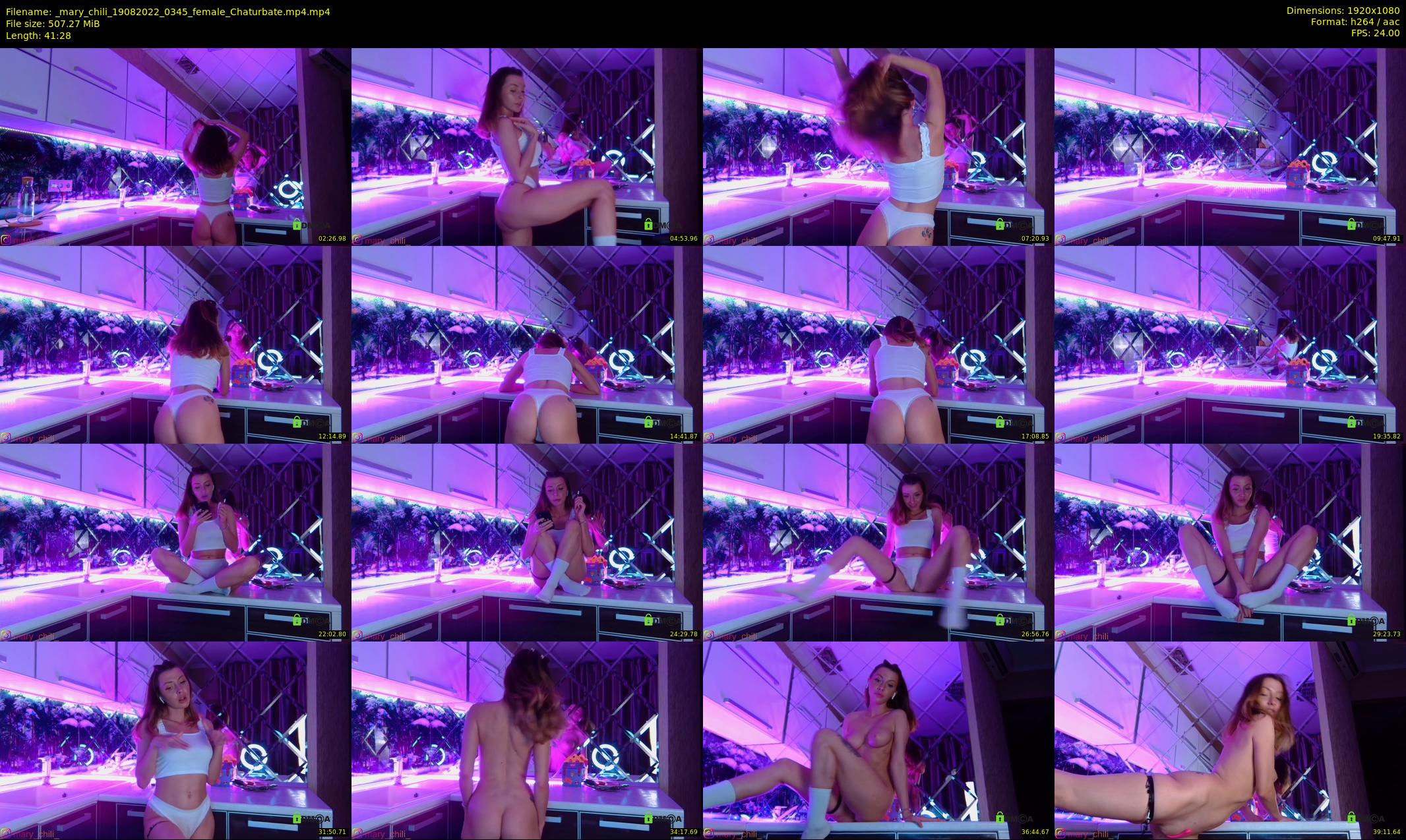 _mary_chili — 42 minute Chaturbate female cam show recording, 1080p, Aug 19, 2022