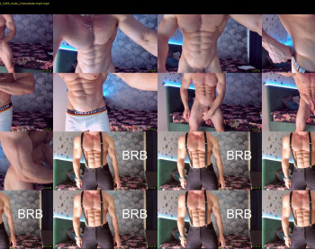 adam_muscle_ — 63 minute Chaturbate male cam show recording, 1080p, Aug 18, 2022