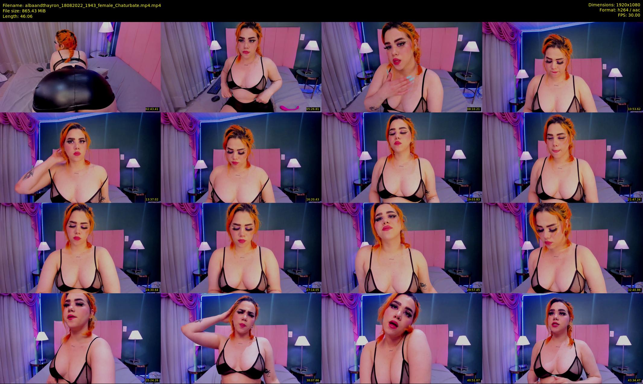 albaandthayron — 47 minute Chaturbate couple cam show recording, 1080p, Aug 18, 2022