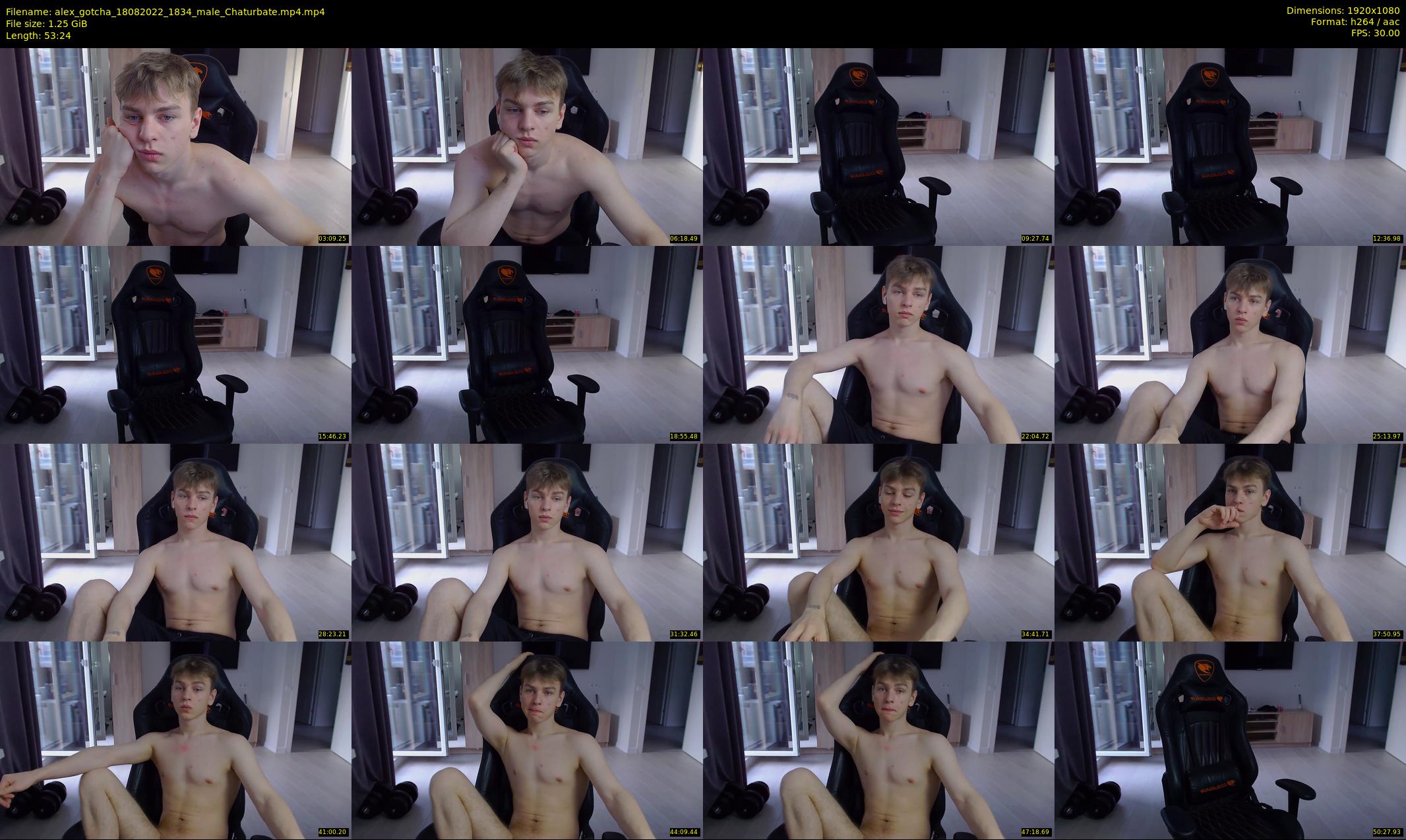alex_gotcha — 54 minute Chaturbate male cam show recording, 1080p, Aug 18, 2022