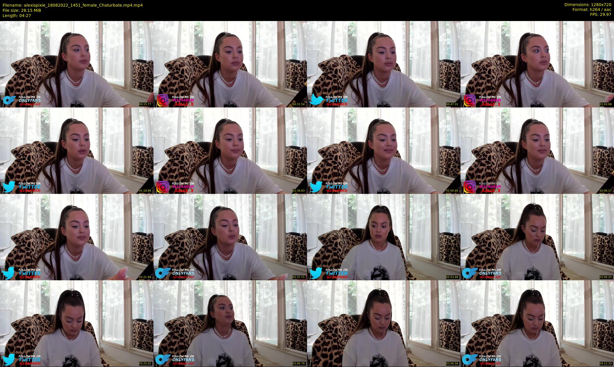 alexispixie — 5 minute Chaturbate female cam show recording, 720p, Aug 18, 2022