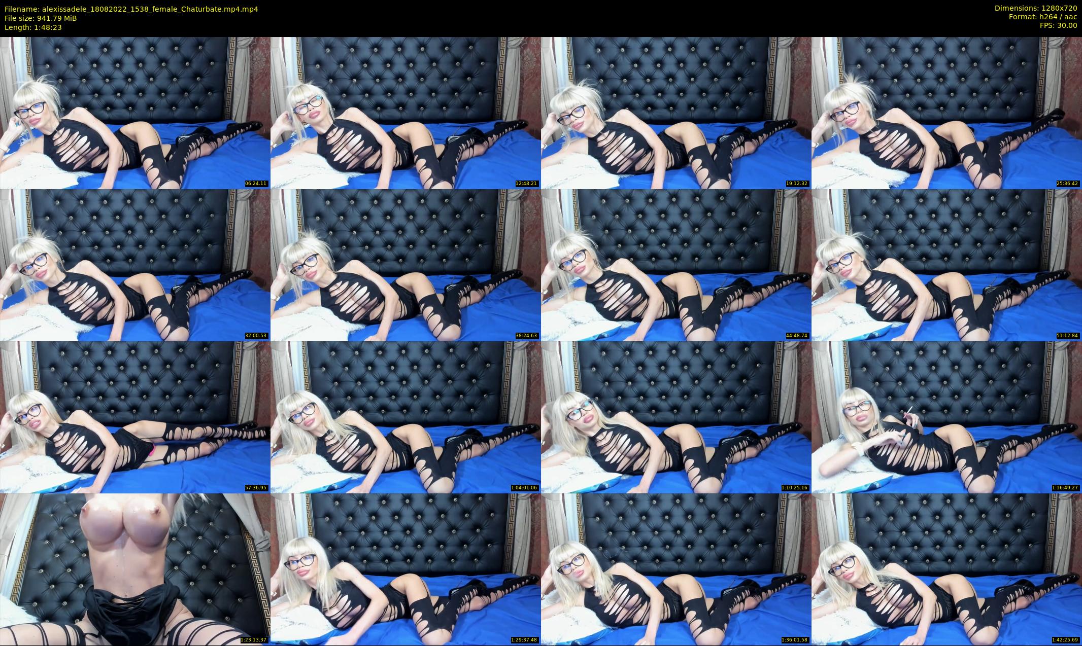 alexissadele — 109 minute Chaturbate female cam show recording, 720p, Aug 18, 2022